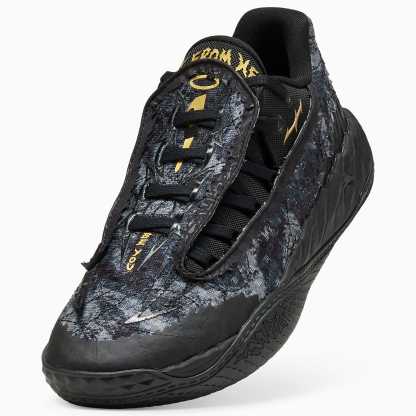 MB.05 Lo Team UNISEX Basketbol Ayakkabısı - PUMA Black-Moody Gray - 313266_04 - Görsel 8