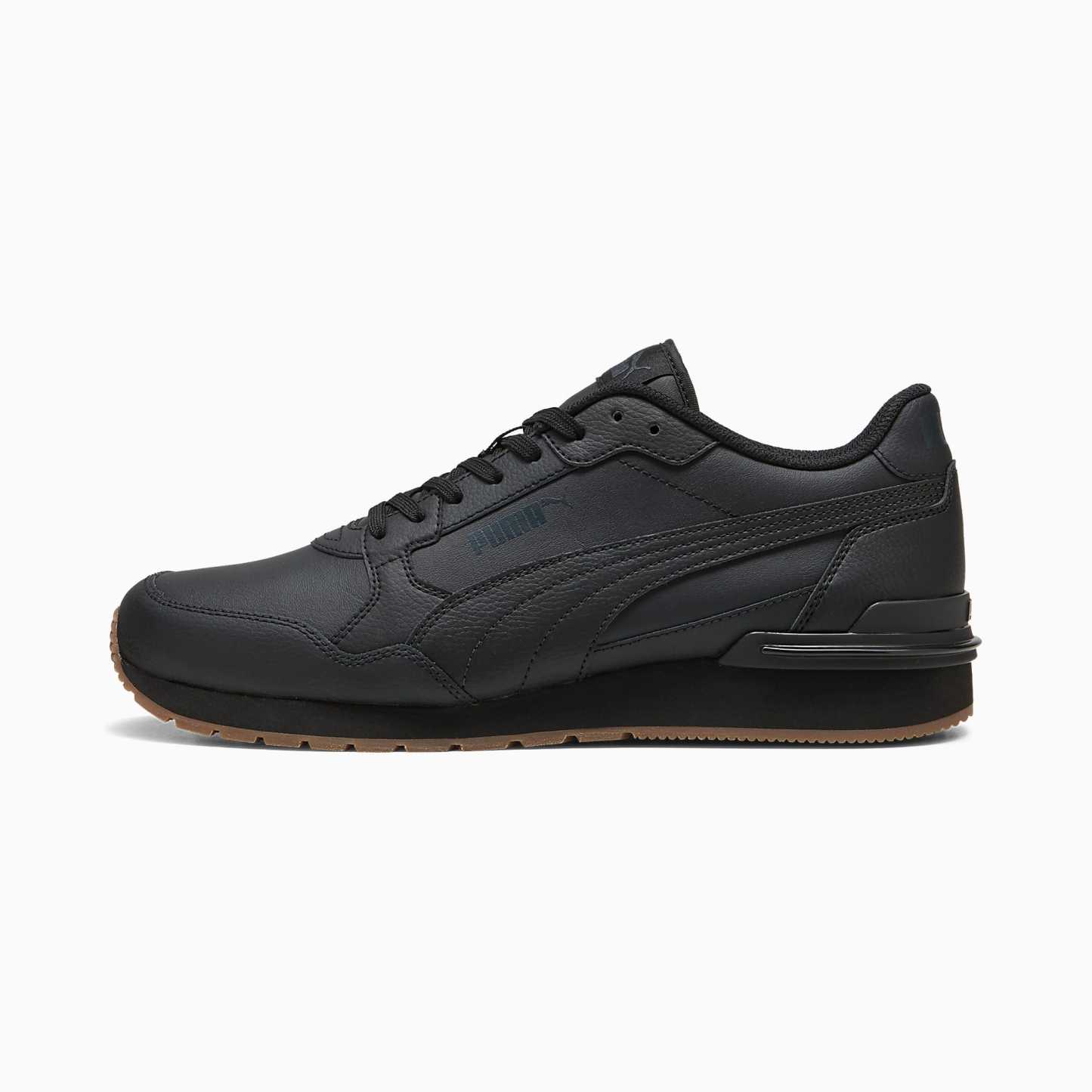 ST Runner v4 UNISEX Ayakkabı - PUMA Black-Strong Gray-Gum - 399068_12 - Görsel 1