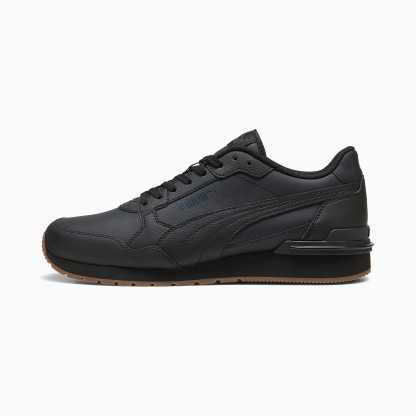 ST Runner v4 UNISEX Ayakkabı - PUMA Black-Strong Gray-Gum - 399068_12 - Görsel 1