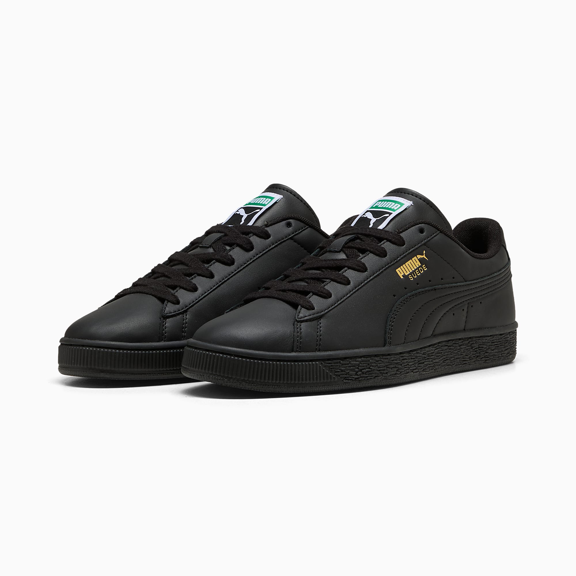 Suede UNISEX Ayakkabı - PUMA Black-Archive Green - 408467_02 - Görsel 4