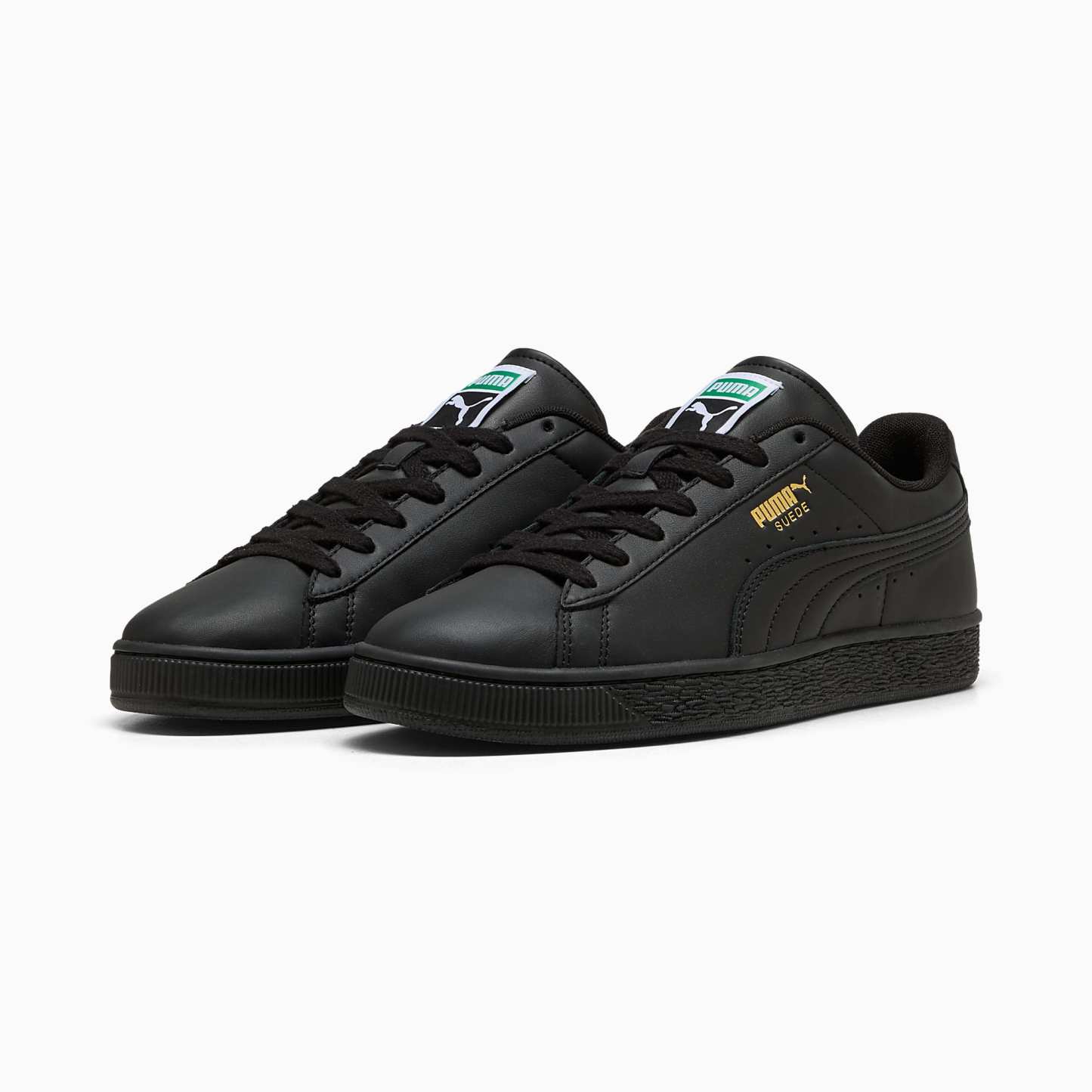 Suede UNISEX Ayakkabı - PUMA Black-Archive Green - 408467_02 - Görsel 4