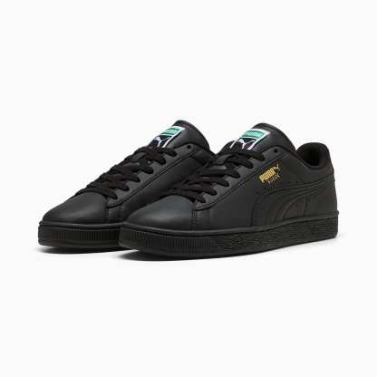 Suede UNISEX Ayakkabı - PUMA Black-Archive Green - 408467_02 - Görsel 4