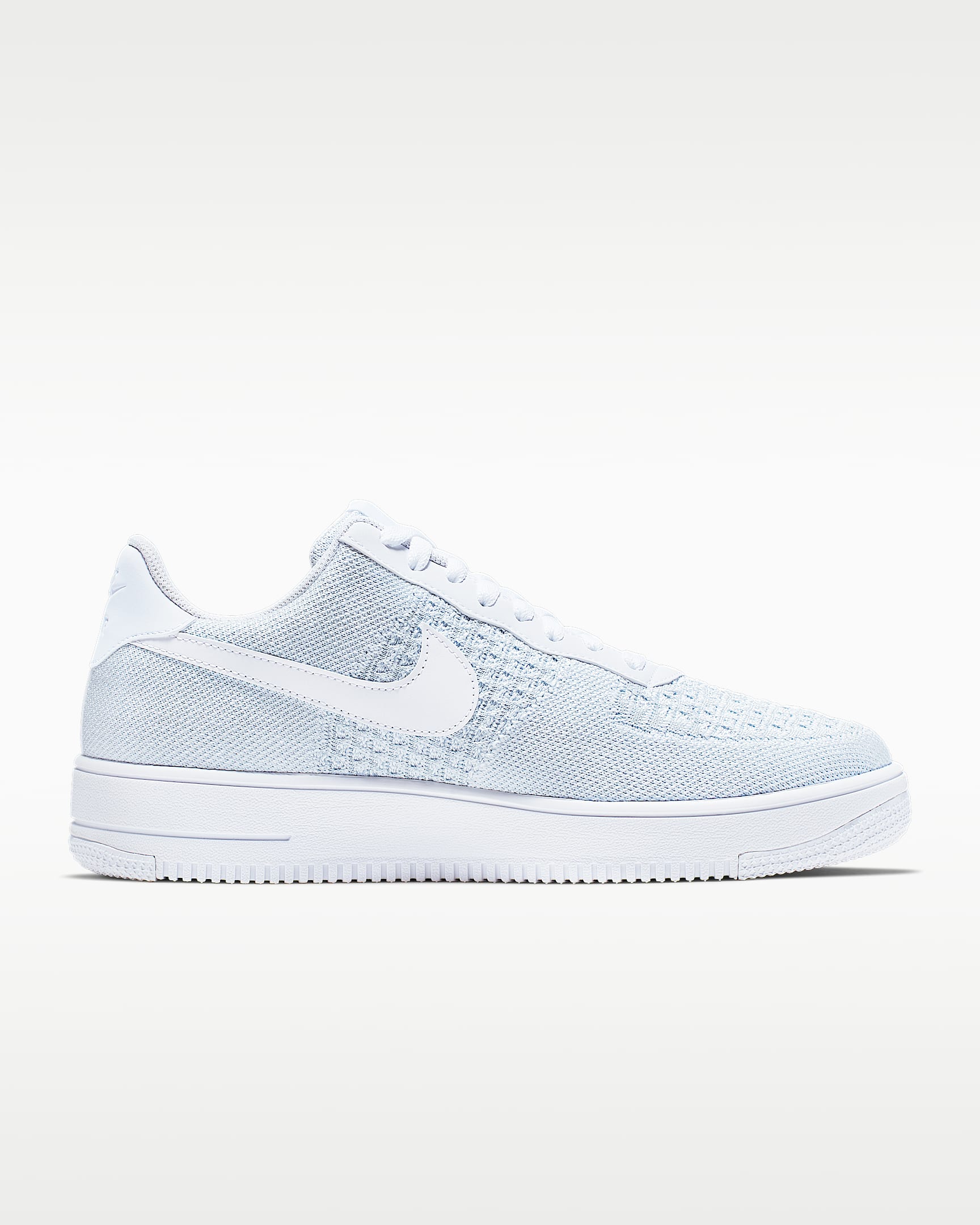 Nike Air Force 1 Flyknit 2.0 Ayakkabı - Beyaz/Pure Platinum/Beyaz/Pure Platinum