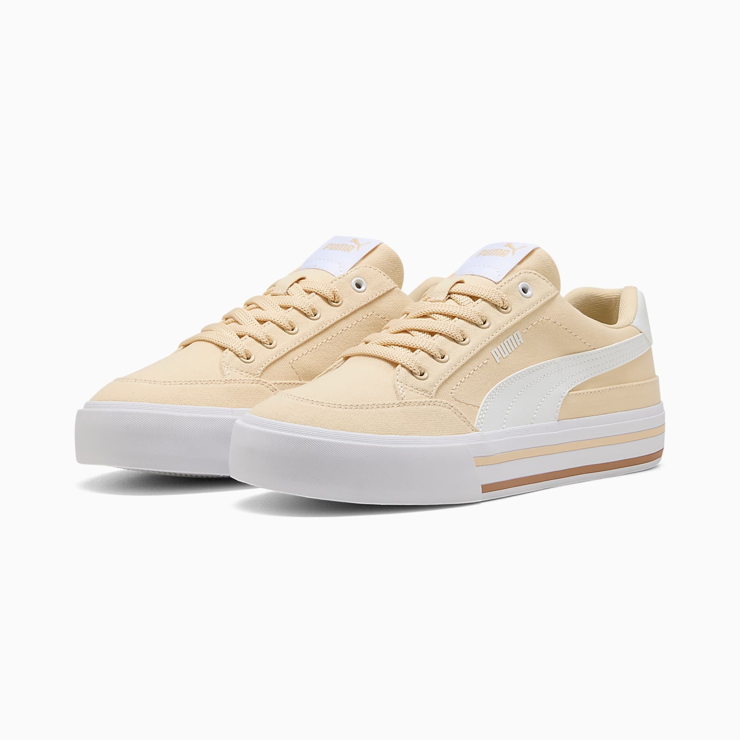Court CLASSIC VULCANISED FORMSTRIP UNISEX Ayakkabı - Canvas-PUMA White - 396353_23 - Görsel 2