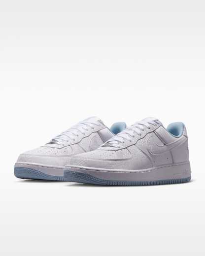 Kobe Air Force 1 Low Erkek Ayakkabısı - Beyaz/Armory Blue