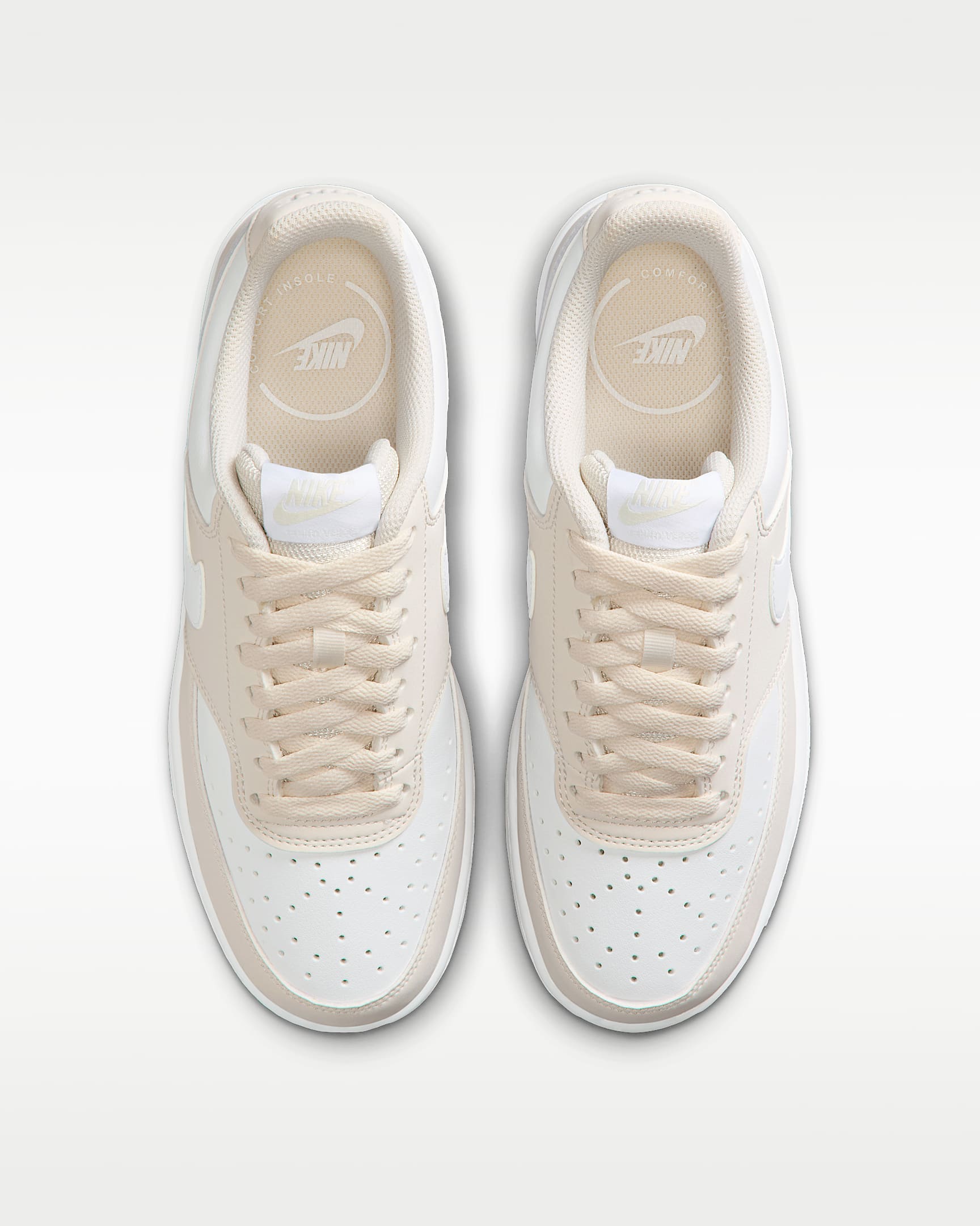 Nike Court Vision Low Kadın Ayakkabısı - Phantom/Beyaz