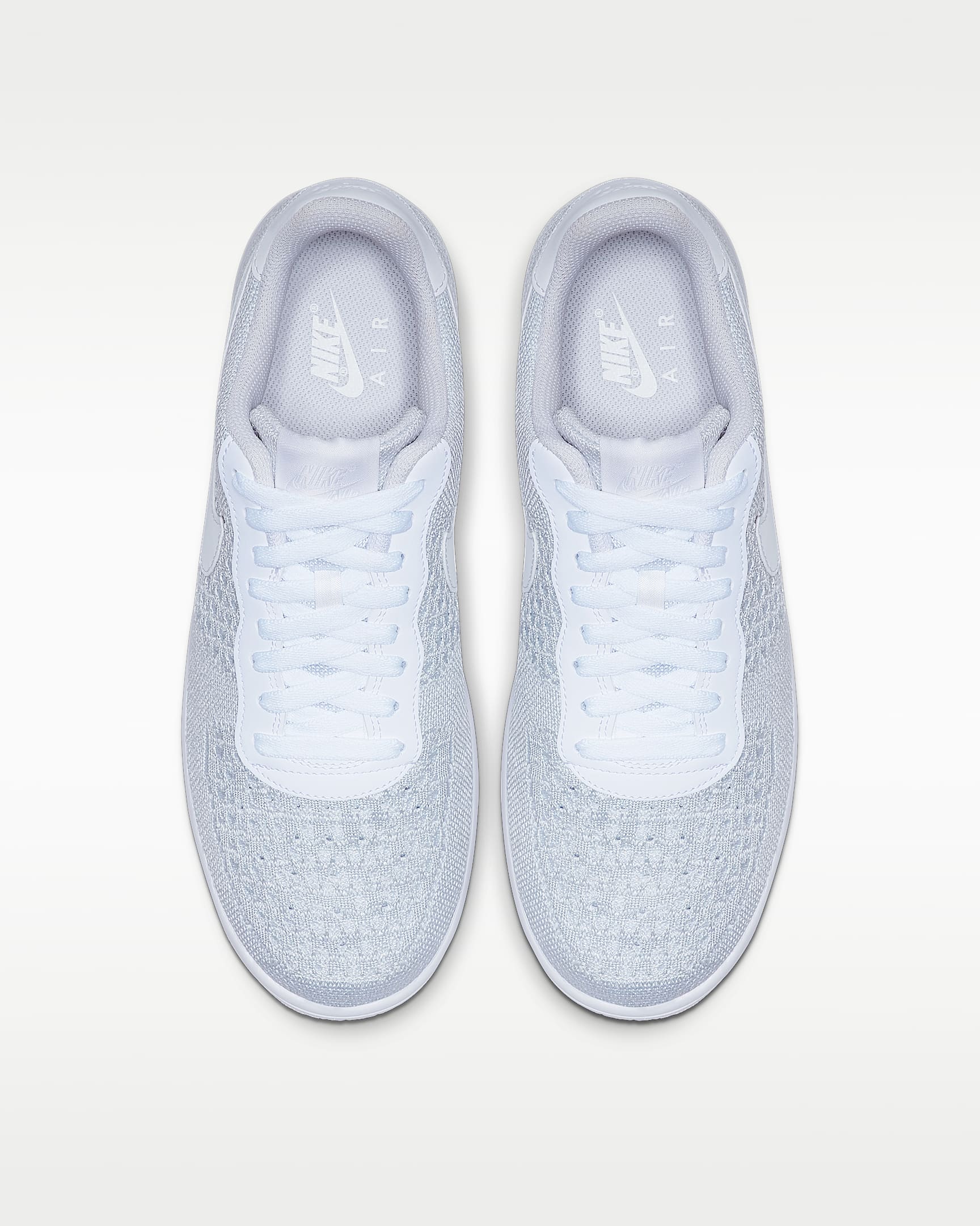 Nike Air Force 1 Flyknit 2.0 Ayakkabı - Beyaz/Pure Platinum/Beyaz/Pure Platinum