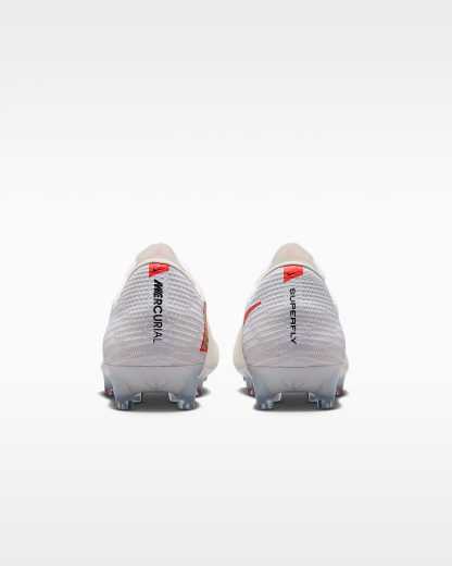 Nike Mercurial Superfly 11 Elite Düşük Bilekli Suni Çim Kramponu - Beyaz/Bright Crimson/Blur