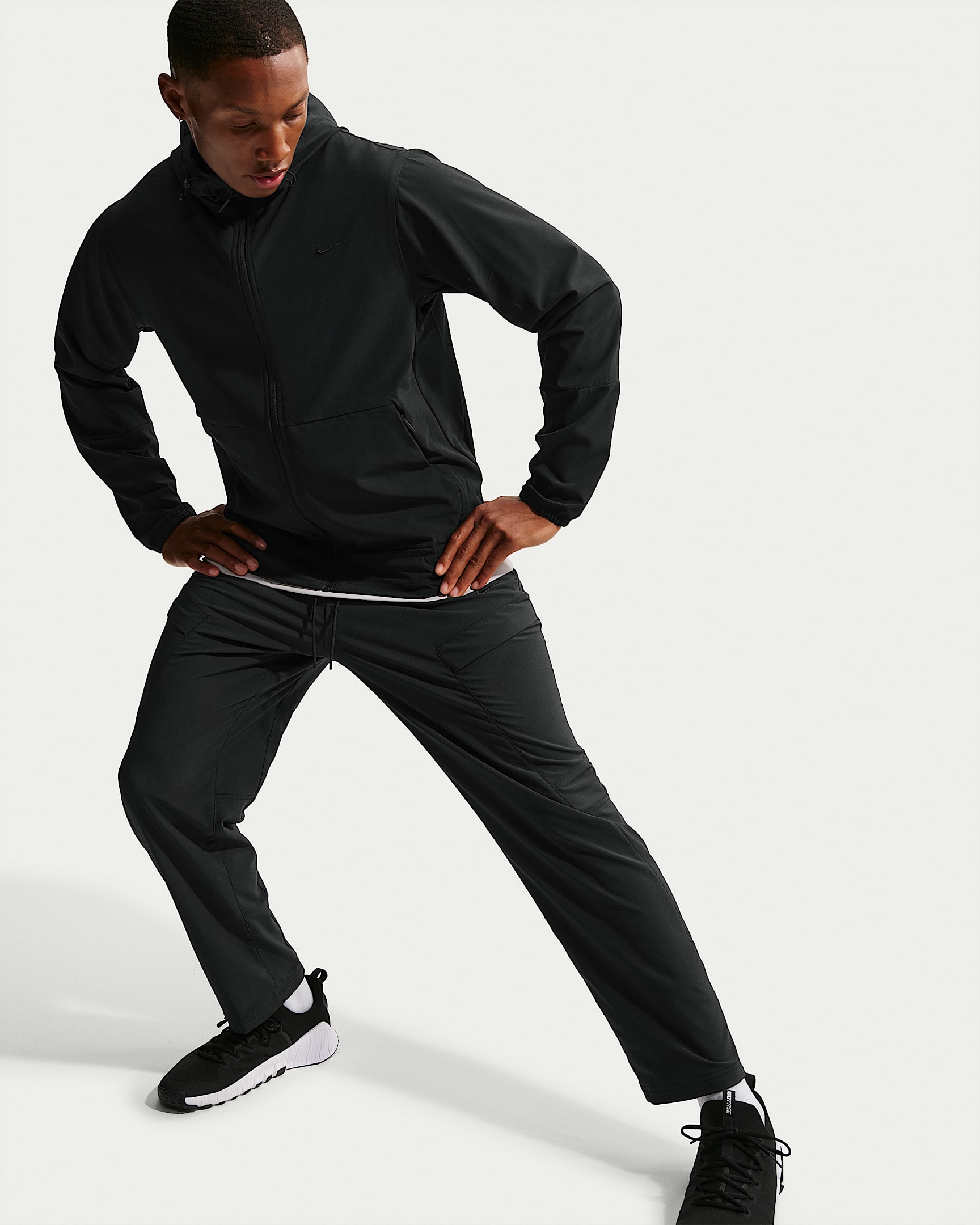 Nike Unlimited Dri-FIT Çok Yönlü Erkek Kargo Eşofman Altı - Siyah/Siyah/Siyah