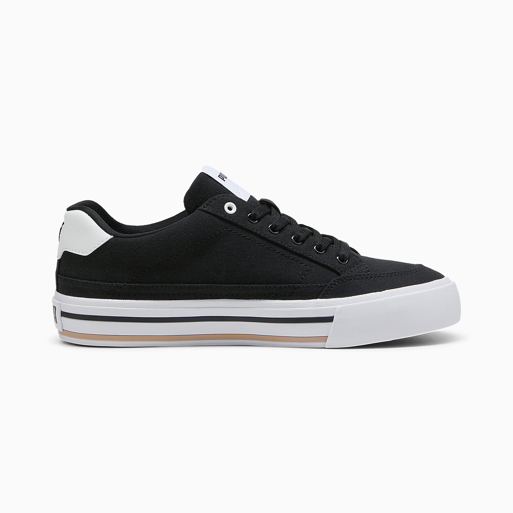 Court CLASSIC VULCANISED FORMSTRIP UNISEX Ayakkabı - Puma Black-Puma White - 396353_03 - Görsel 5