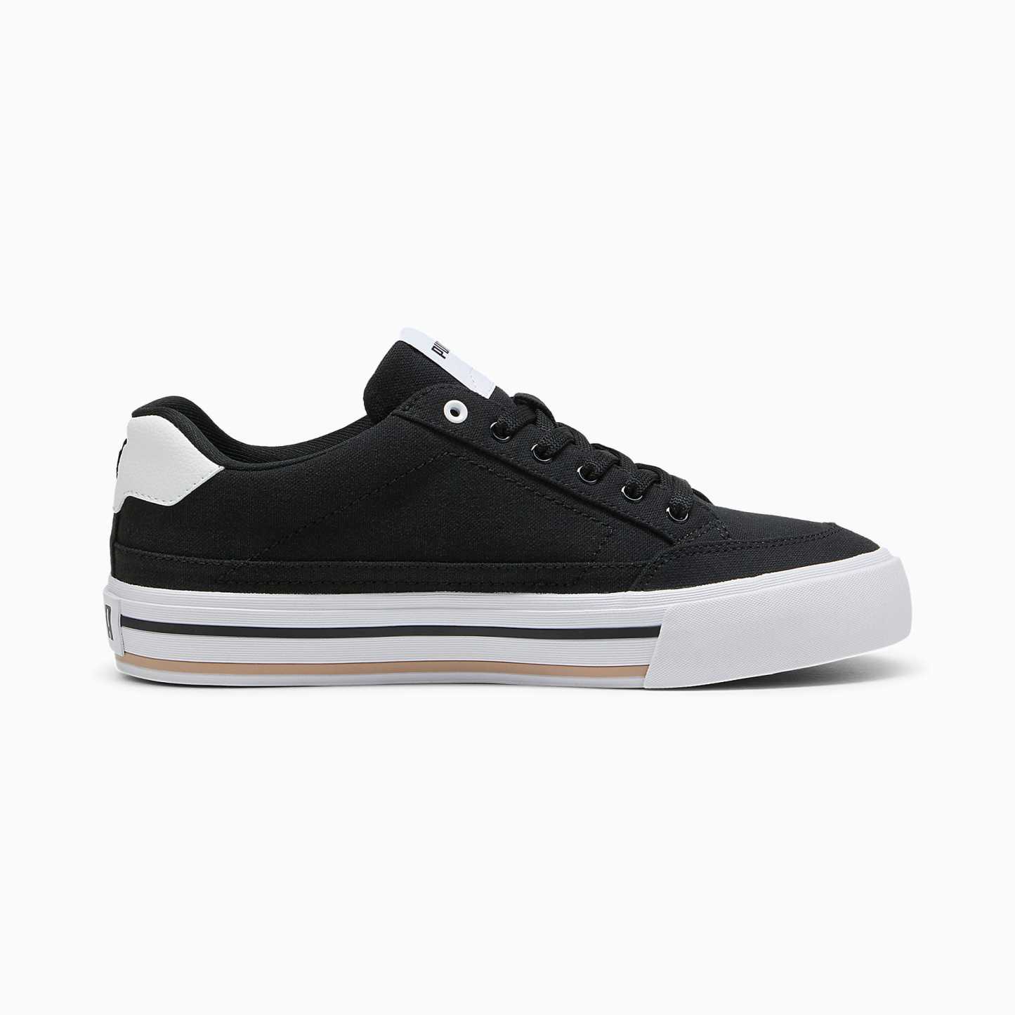 Court CLASSIC VULCANISED FORMSTRIP UNISEX Ayakkabı - Puma Black-Puma White - 396353_03 - Görsel 5