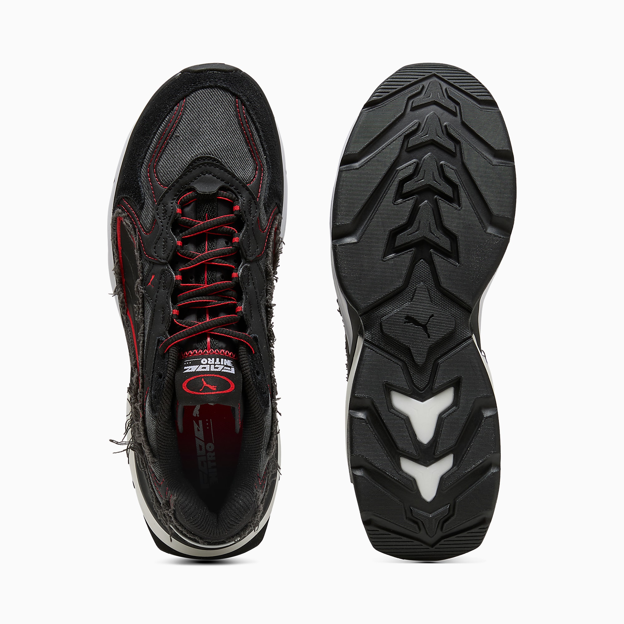 F1® Fade NITRO UNISEX Ayakkabı - PUMA Black-Pop Red - 309386_01 - Görsel 6