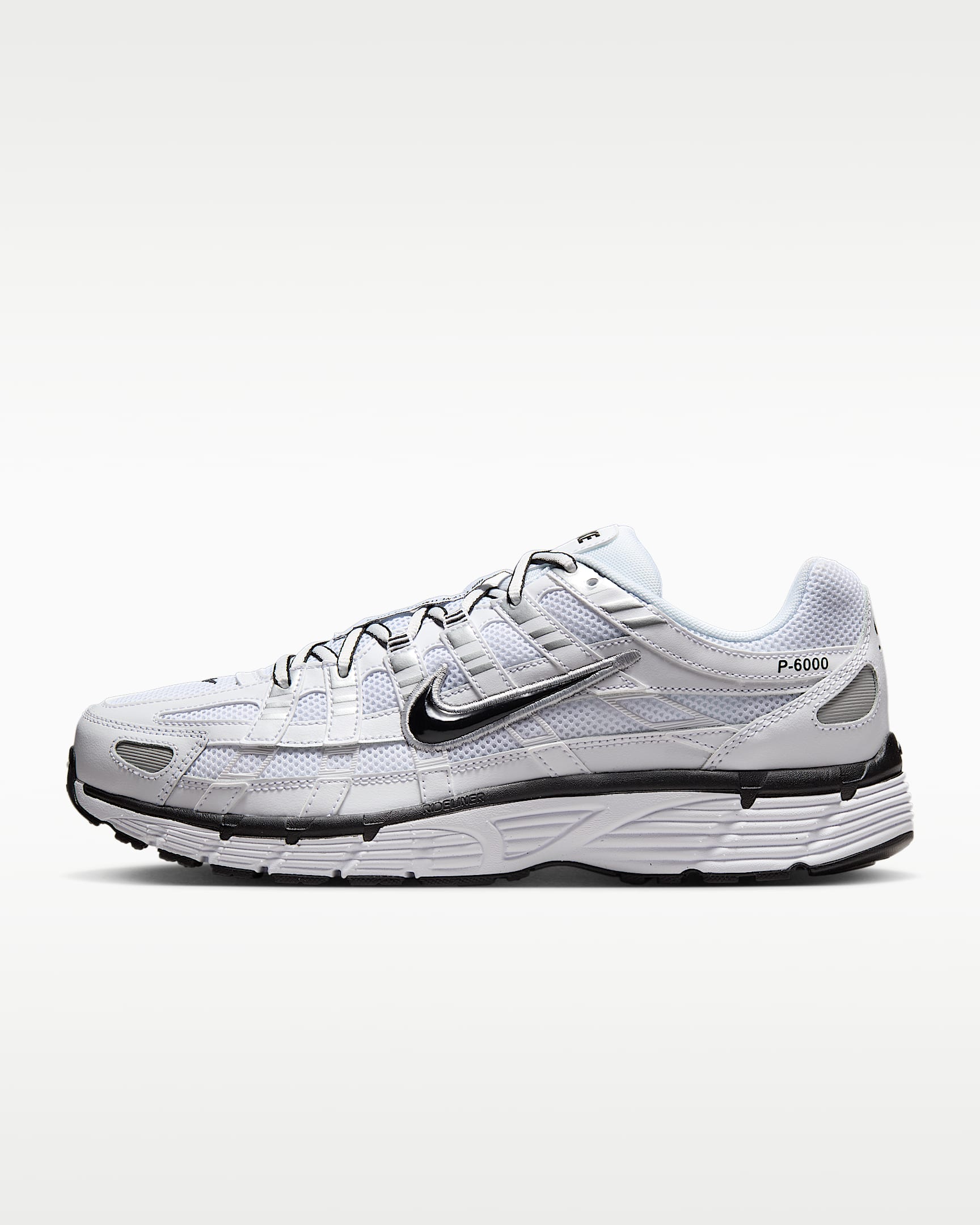 Nike P-6000 Ayakkabı - Beyaz/Metallic Silver/Siyah/Siyah