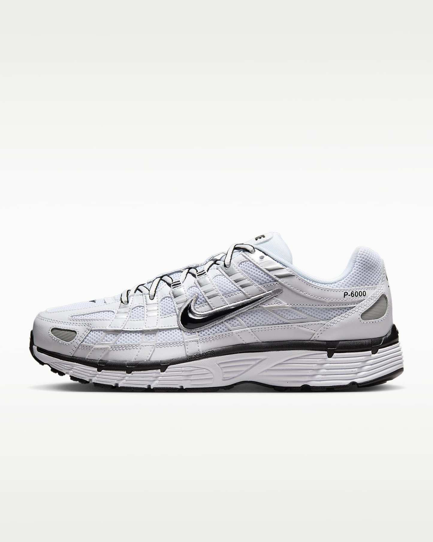 Nike P-6000 Ayakkabı - Beyaz/Metallic Silver/Siyah/Siyah