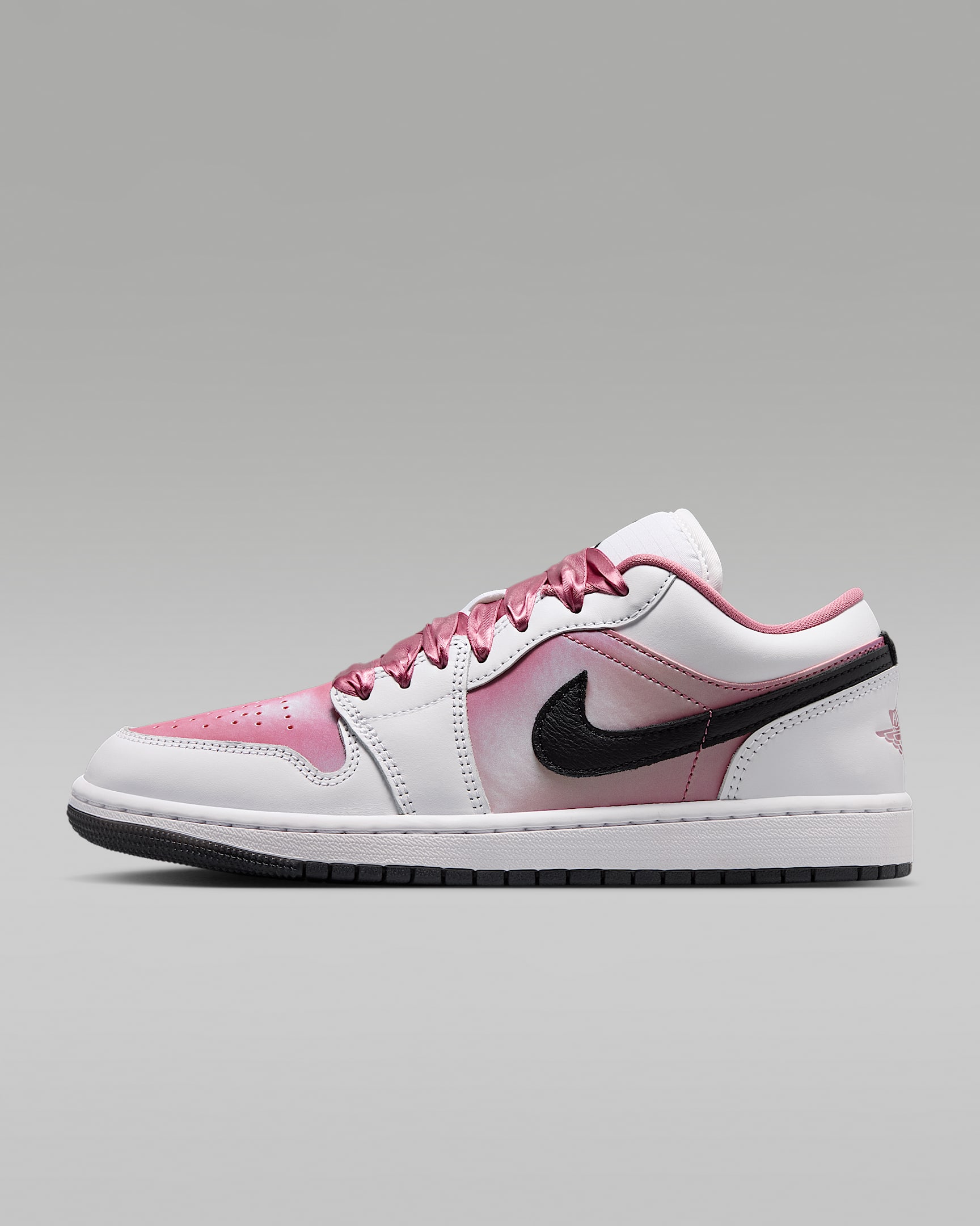 Air Jordan 1 Low SE Kadın Ayakkabısı - Beyaz/Siyah/Desert Berry