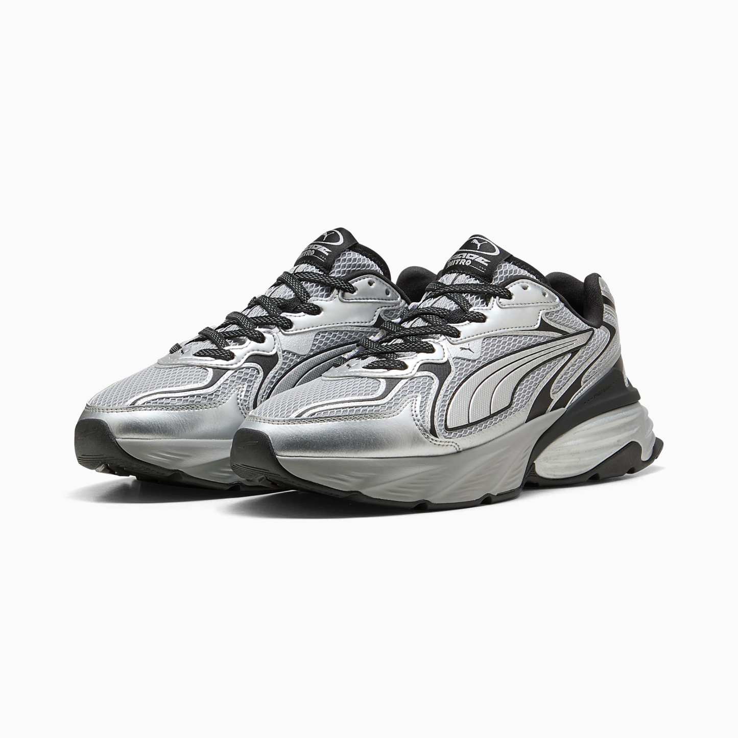 Fade NITRO LS Y2K UNISEX Ayakkabı - Gray Echo-PUMA Silver - 407000_01 - Görsel 4