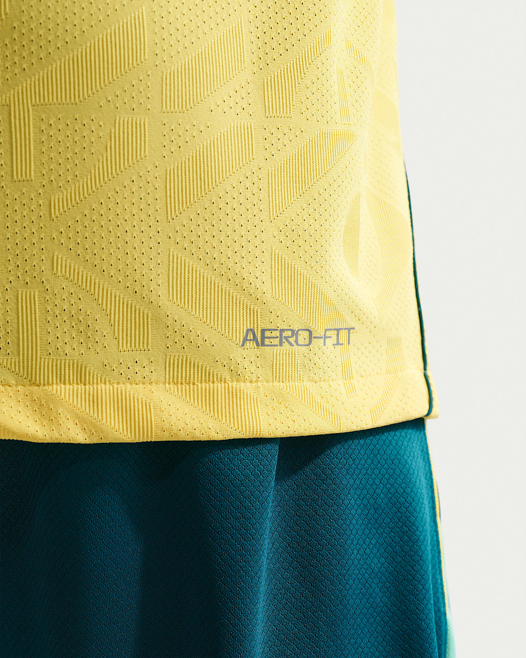 Brezilya Milli Takımı 2026 Maç İç Saha Nike Aero-FIT Erkek Futbol Forması - Canary/Light Menta/Geode Teal