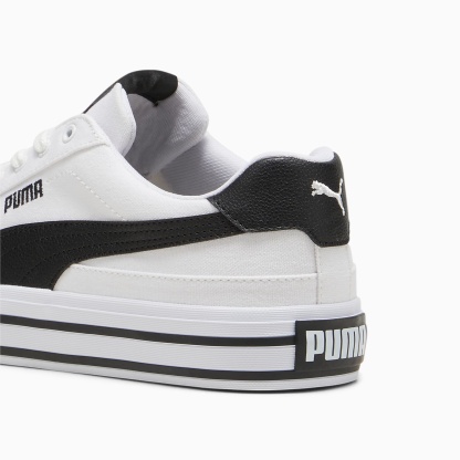 Court CLASSIC VULCANISED FORMSTRIP UNISEX Ayakkabı - Puma White-Puma Black - 396353_02 - Görsel 3