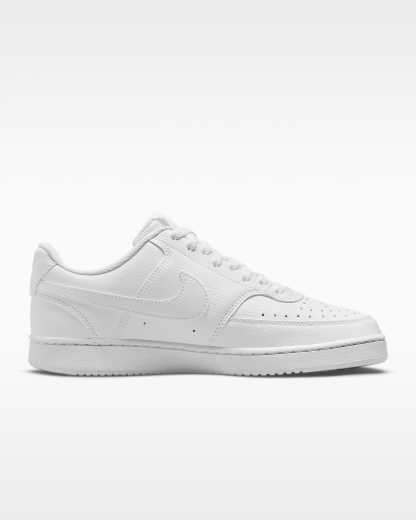 Nike Court Vision Low Next Nature Kadın Ayakkabısı - Beyaz/Beyaz/Beyaz