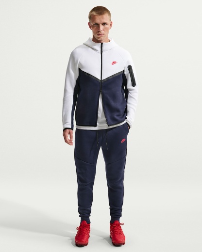 Nike Tech Fleece Erkek Jogger'ı - Obsidian/Speed Red