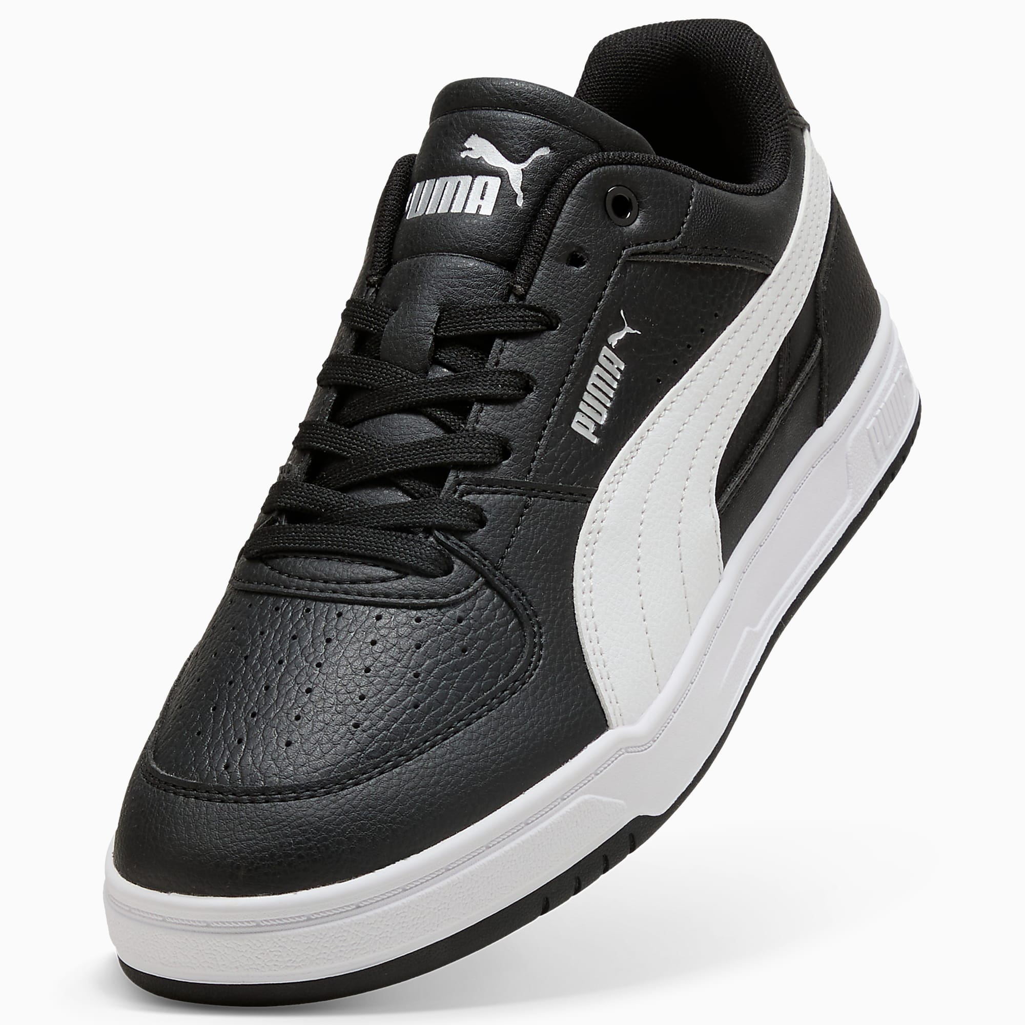 PUMA Caven UNISEX Ayakkabı - Puma Black-Puma White-Puma Silver - 409170_03 - Görsel 6