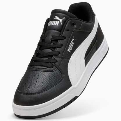 PUMA Caven UNISEX Ayakkabı - Puma Black-Puma White-Puma Silver - 409170_03 - Görsel 6