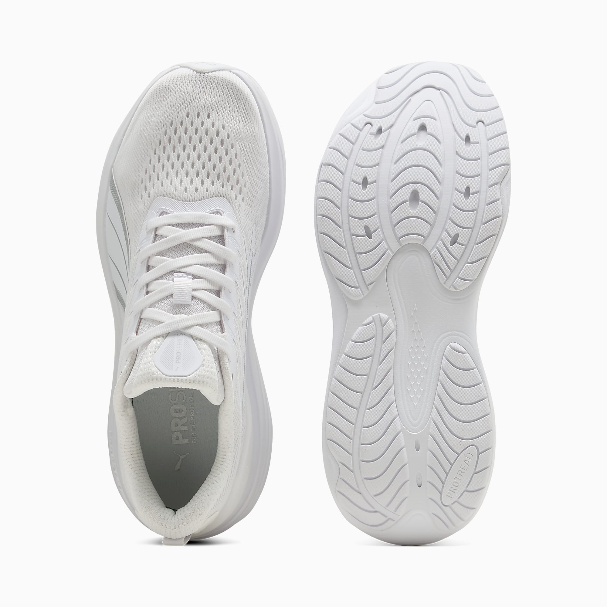 Scend Pro 3 UNISEX Koşu Ayakkabısı - Puma White-Puma Silver - 313498_03 - Görsel 4