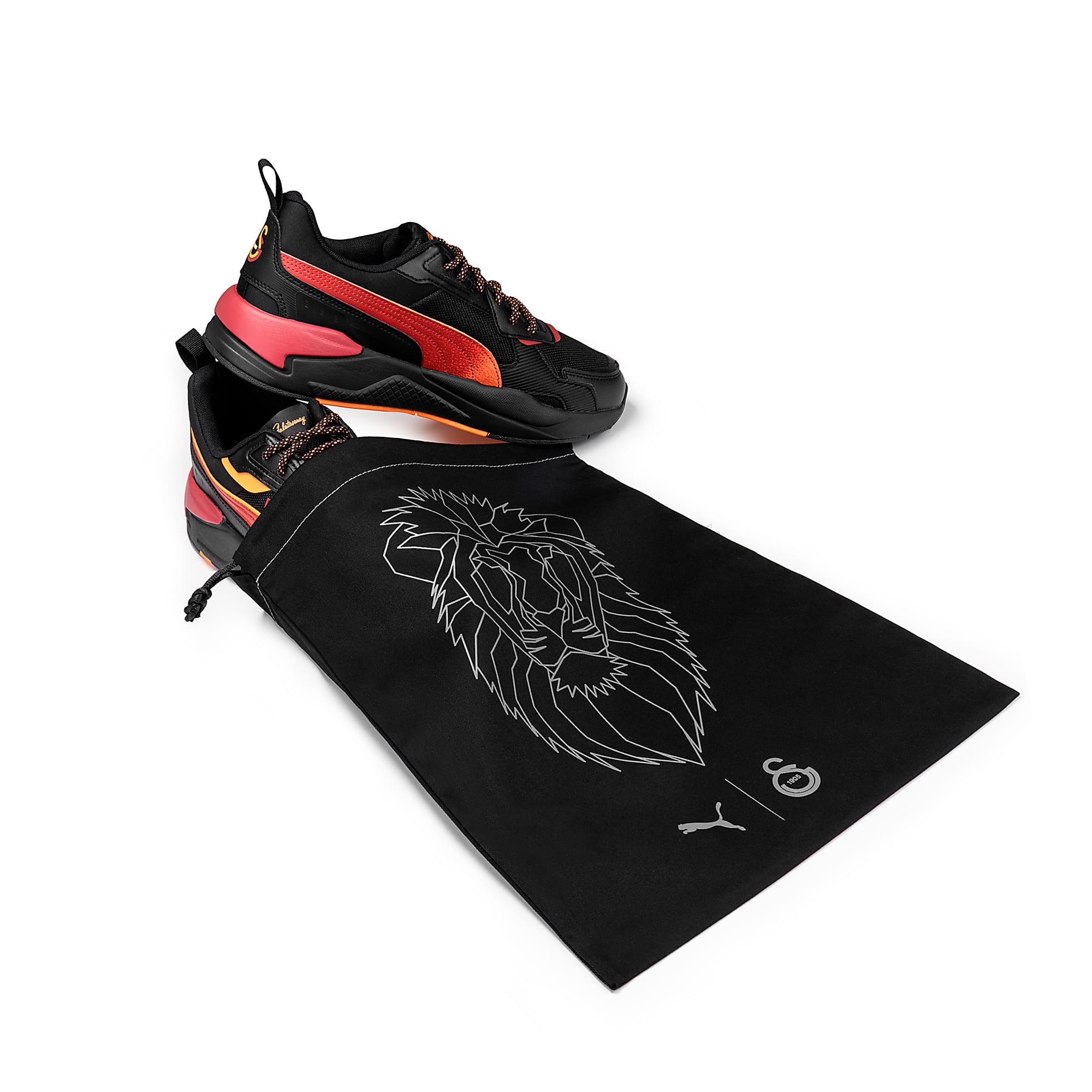 GALATASARAY X-RAY Ayakkabı - PUMA Black-Intense Orange-Red Rhythm - 406815_01 - Görsel 7