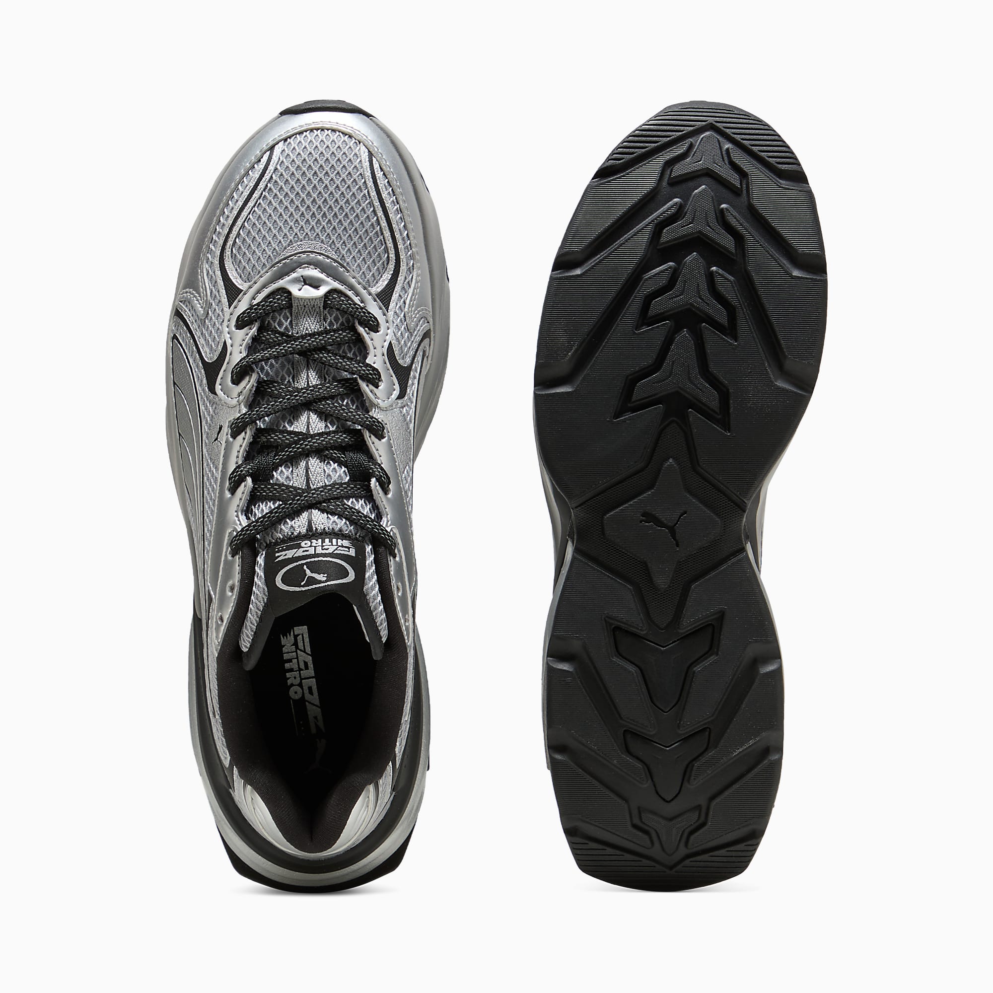 Fade NITRO LS Y2K UNISEX Ayakkabı - Gray Echo-PUMA Silver - 407000_01 - Görsel 6