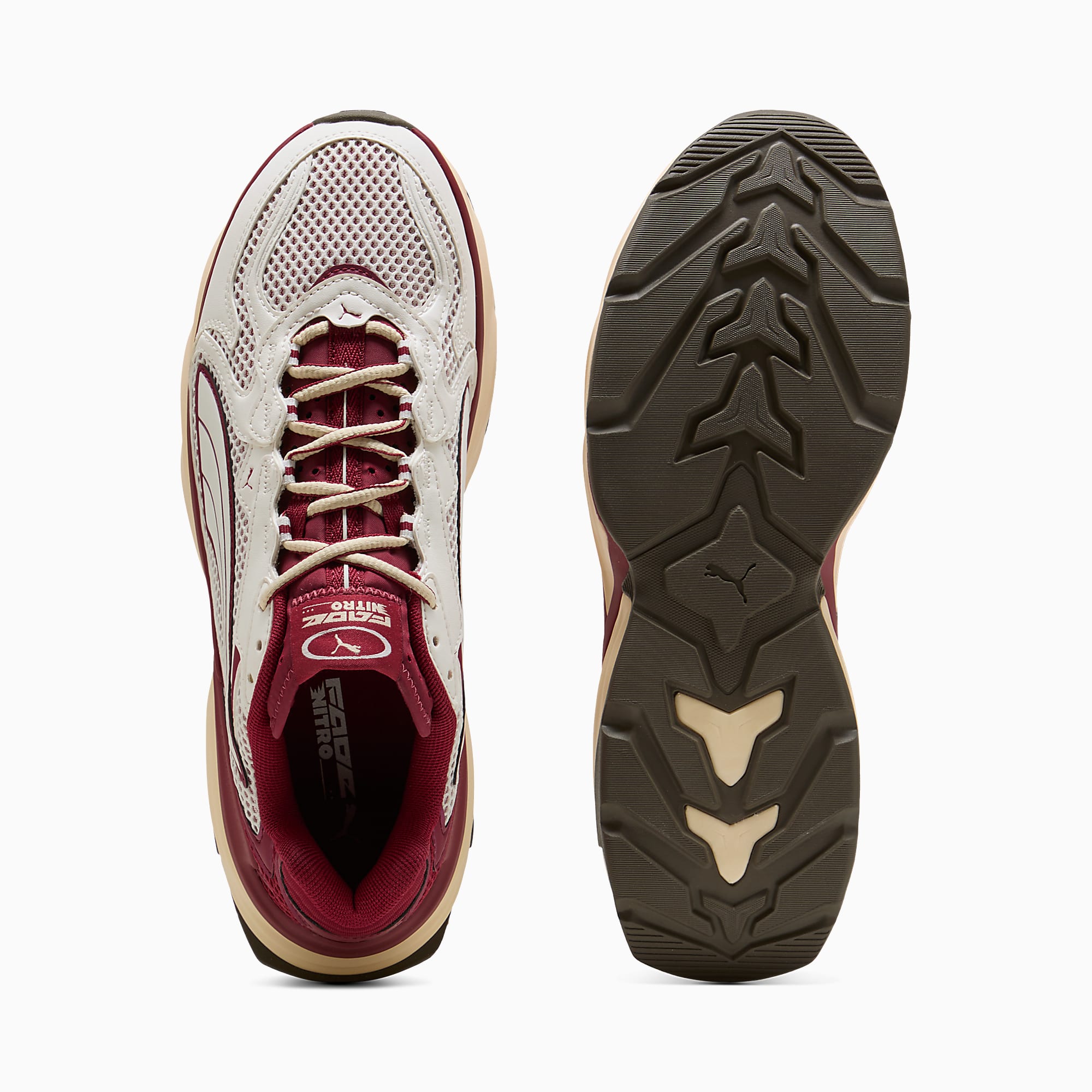 PUMA Fade UNISEX Ayakkabı - Warm White-Garnet Glow - 406203_24 - Görsel 4