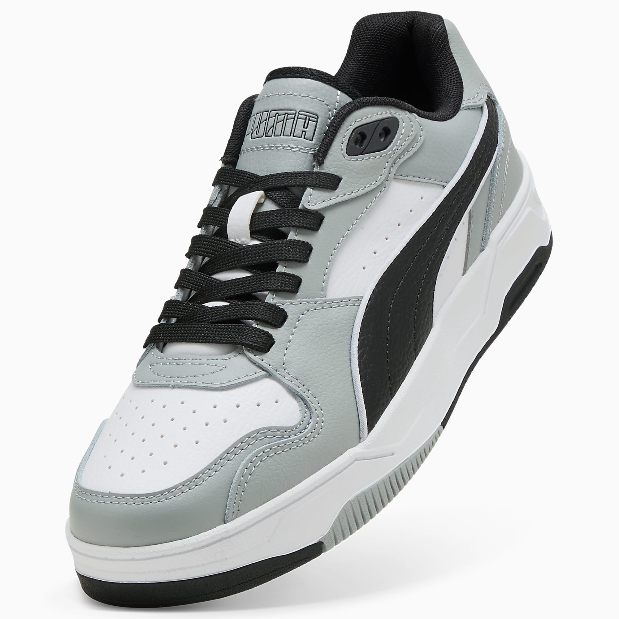 RBD Break UNISEX Ayakkabı - PUMA White-PUMA Black-Cool Mid Gray - 402586_06 - Görsel 6