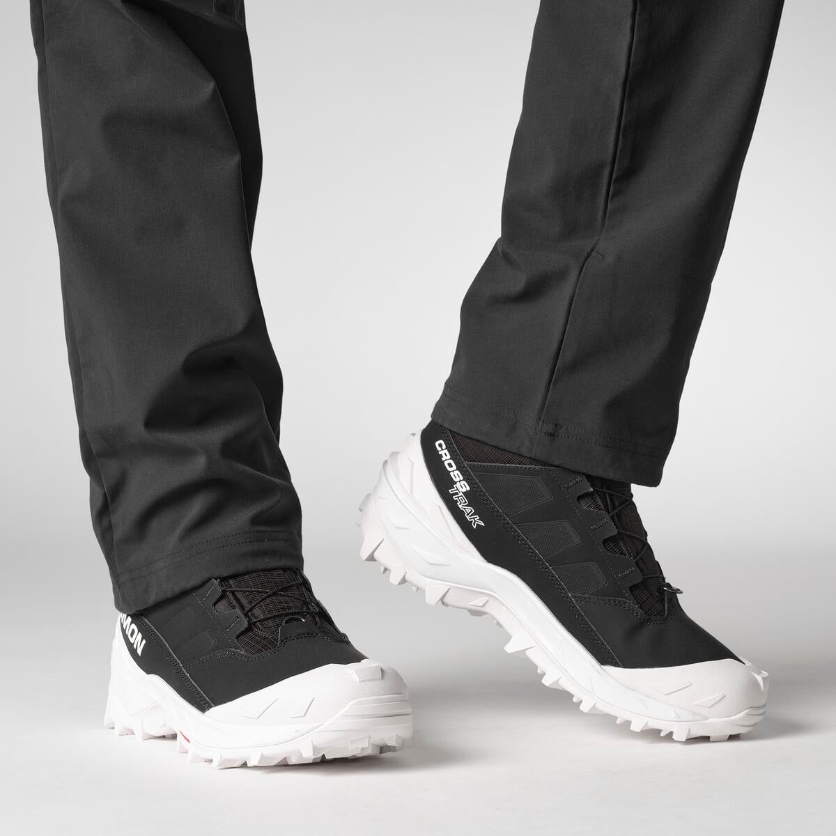 Salomon Crosstrak Powder Waterproof Erkek Outdoor Botu - Gri - Erkek Outdoor Botu Black - L47569700 - image 7