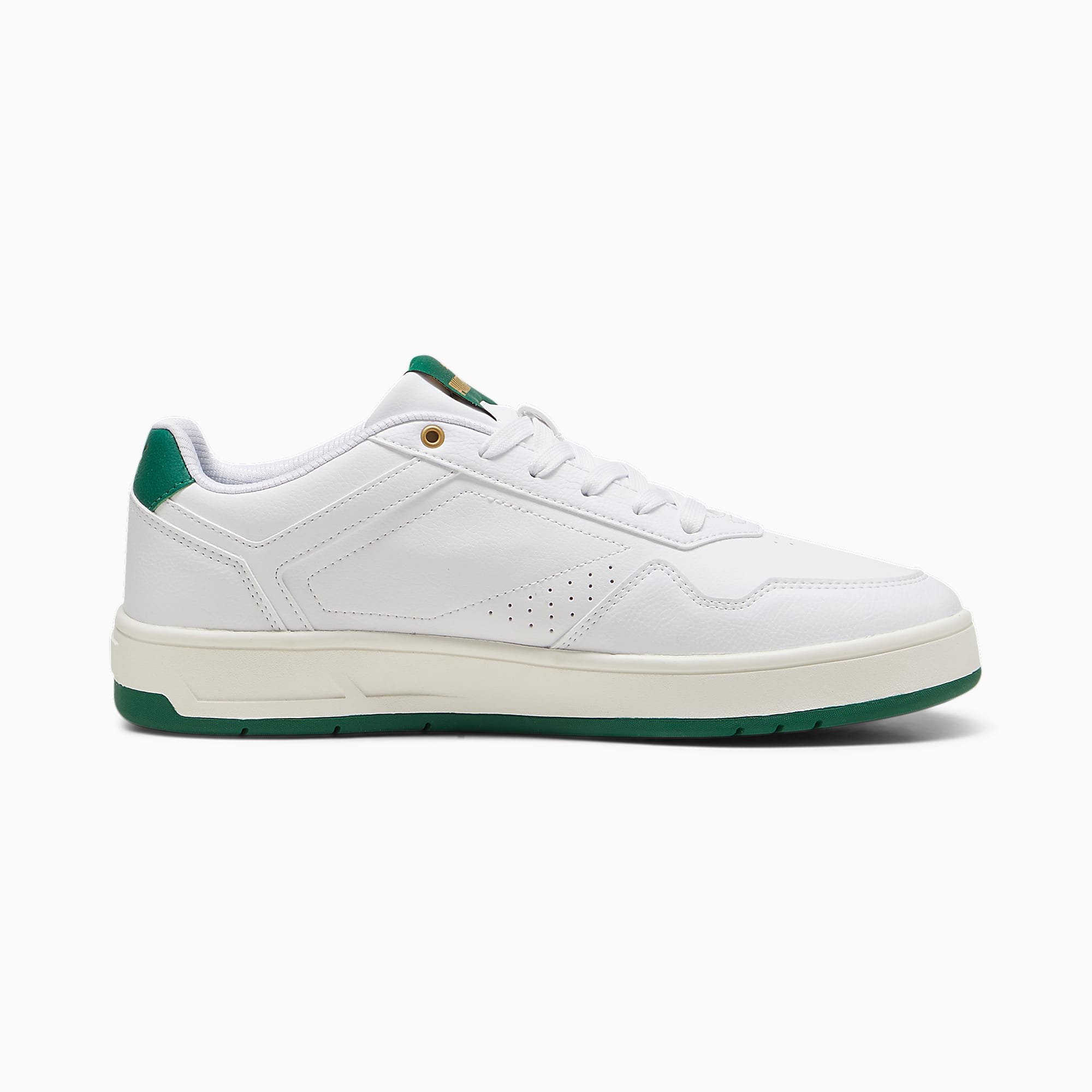 Court CLASSIC Ayakkabı - PUMA White-Vine-PUMA Gold - 395018_03 - Görsel 5
