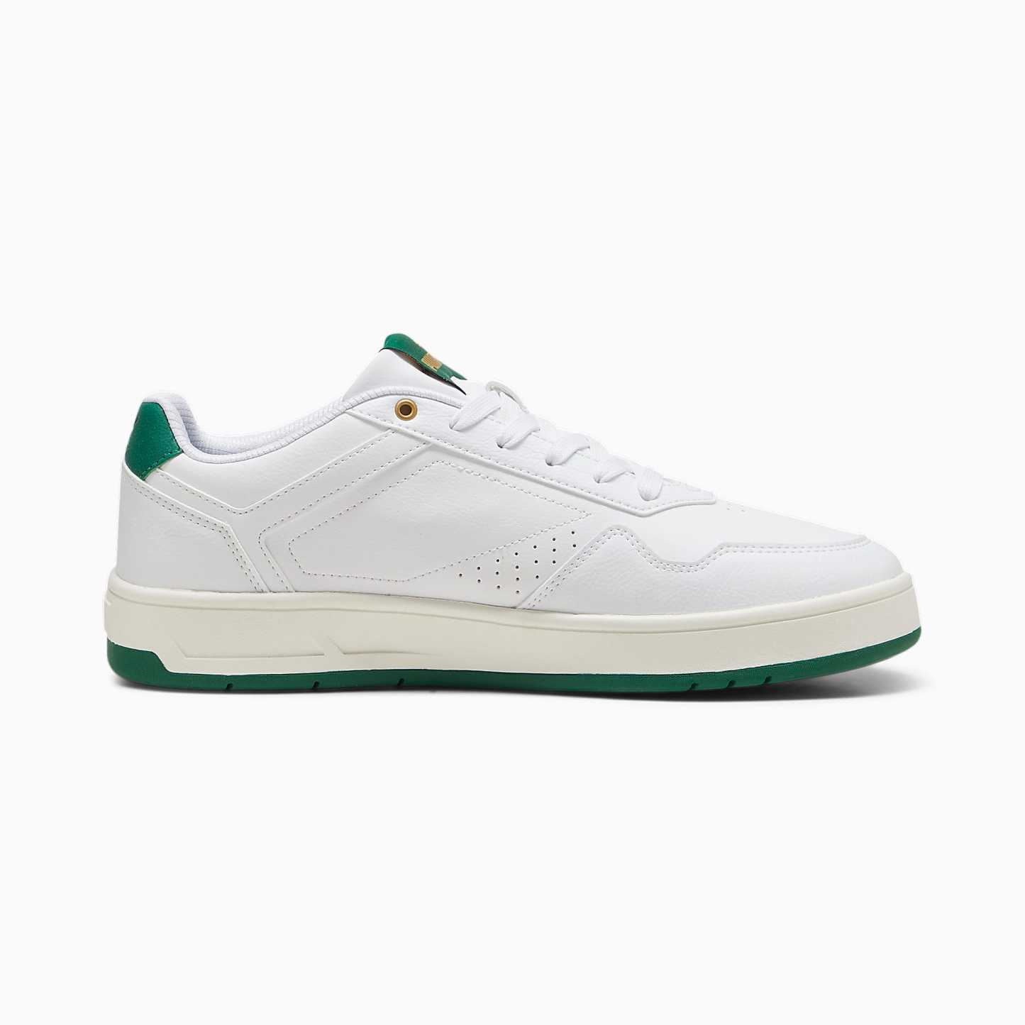 Court CLASSIC Ayakkabı - PUMA White-Vine-PUMA Gold - 395018_03 - Görsel 5