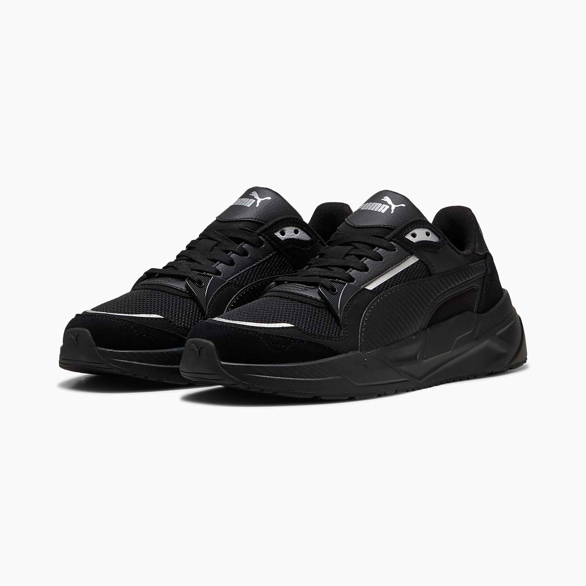 TRINITY 2 UNISEX Spor Ayakkabı - Puma Black-Puma Silver - 400230_02 - Görsel 2