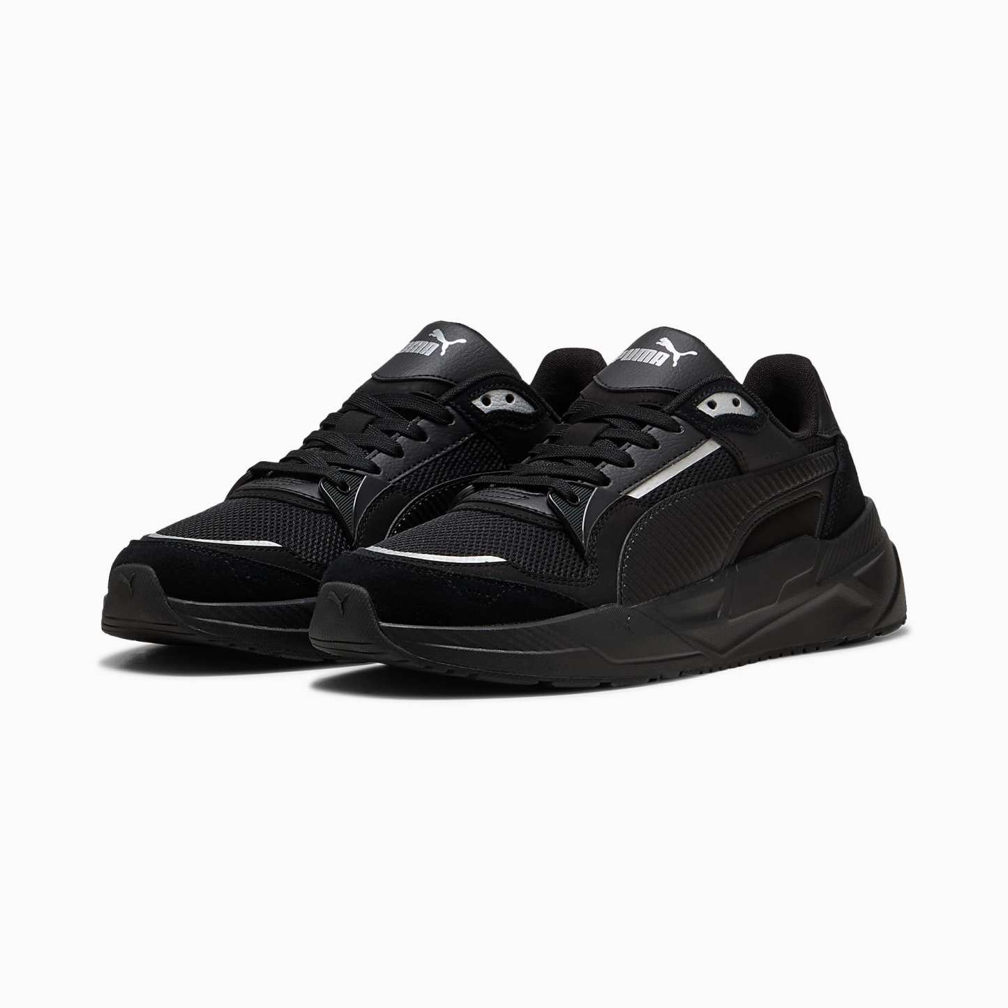 TRINITY 2 UNISEX Spor Ayakkabı - Puma Black-Puma Silver - 400230_02 - Görsel 2