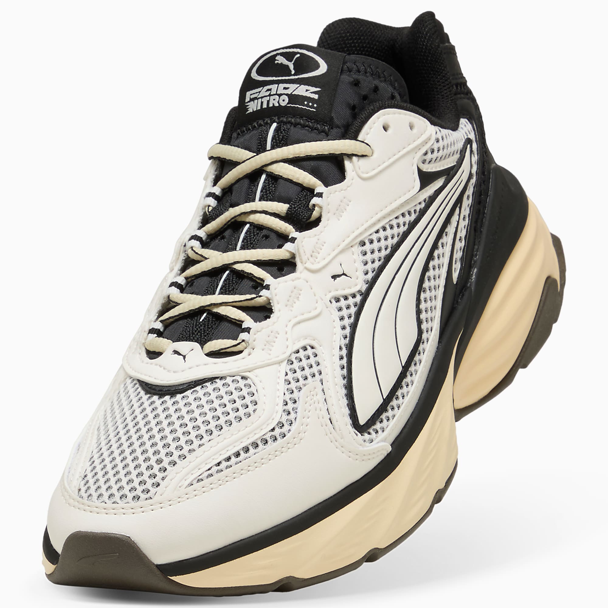 PUMA Fade UNISEX Ayakkabı - Warm White-PUMA Black - 406203_25 - Görsel 6