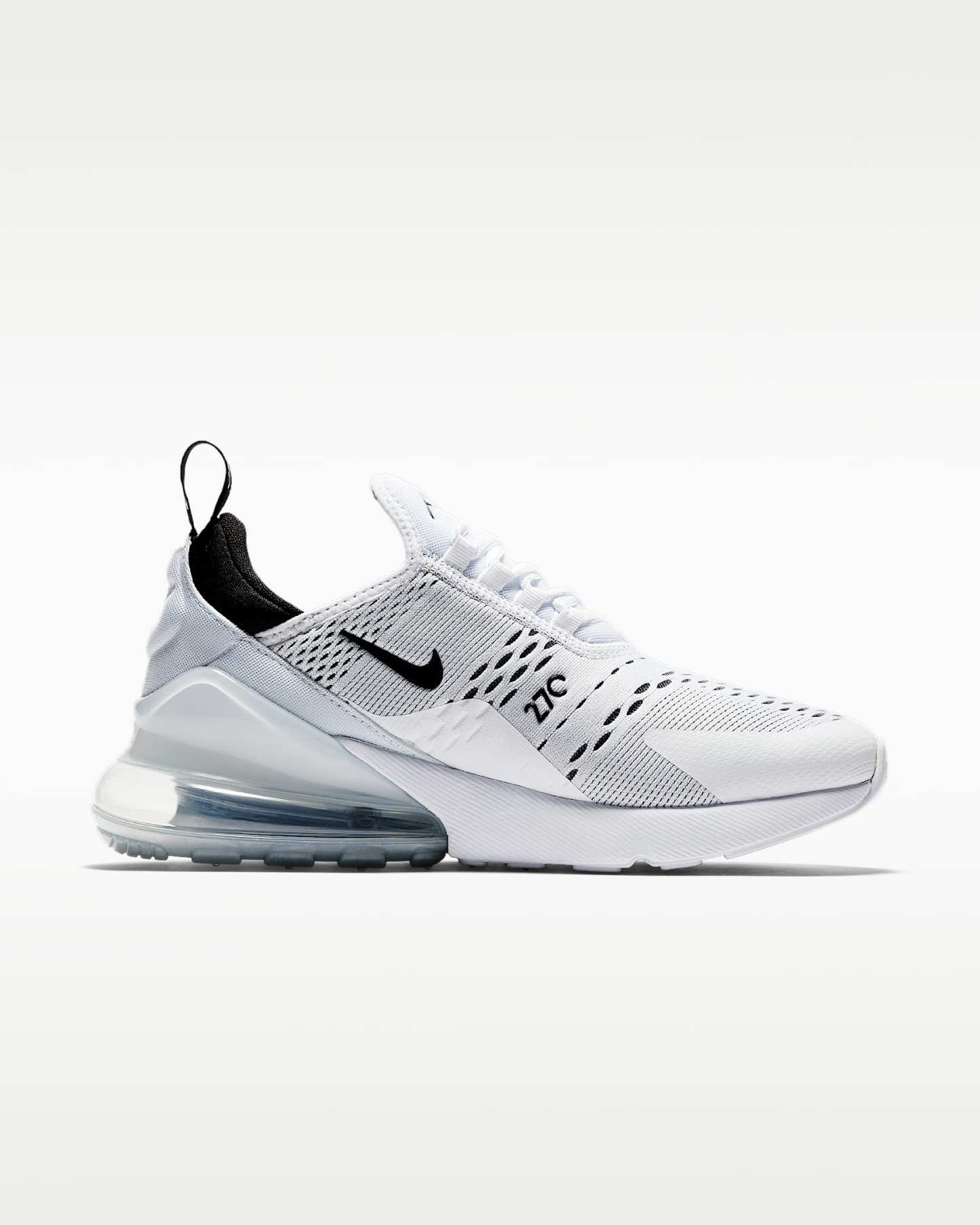 Nike Air Max 270 Kadın Ayakkabısı - Beyaz/Beyaz/Siyah