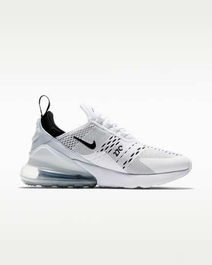 Nike Air Max 270 Kadın Ayakkabısı - Beyaz/Beyaz/Siyah