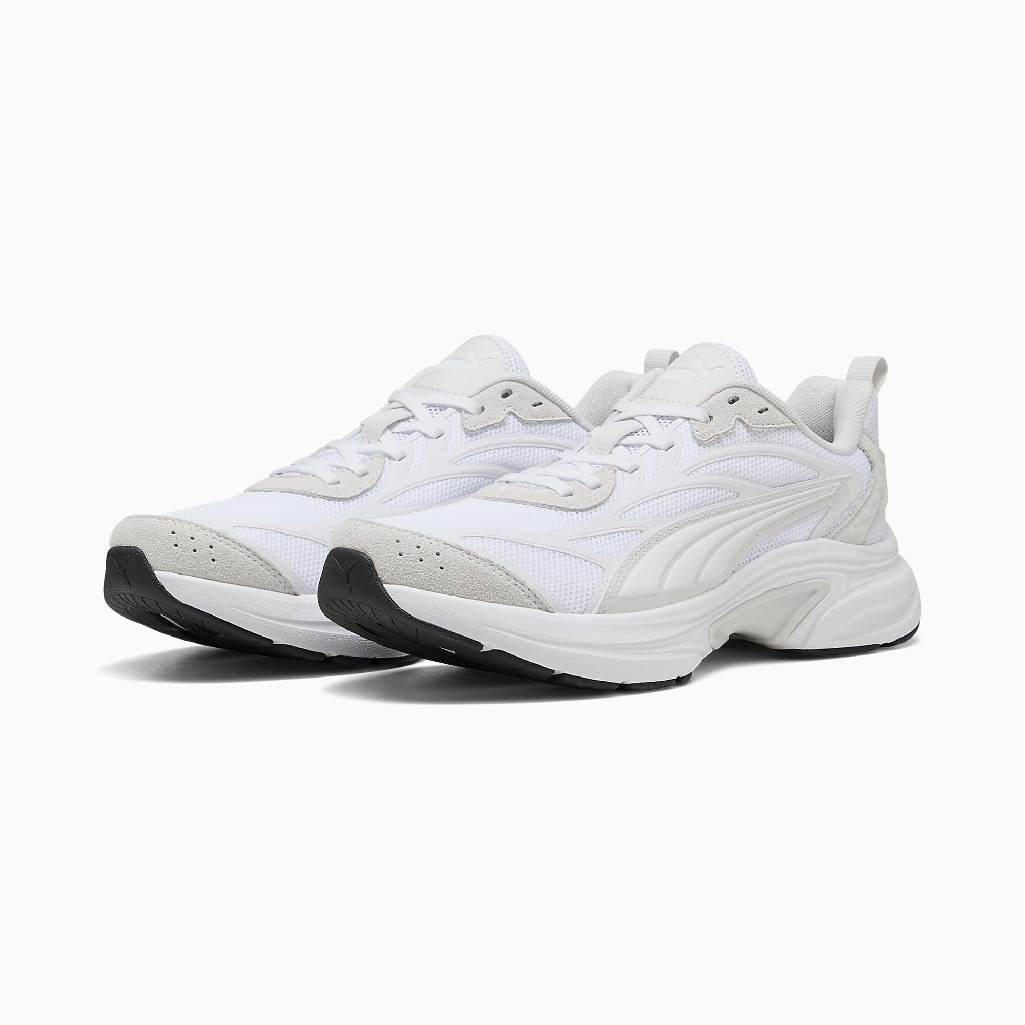 SOFTRIDE Escalate UNISEX Ayakkabı - PUMA White-Feather Gray-PUMA Black - 313168_02 - Görsel 2