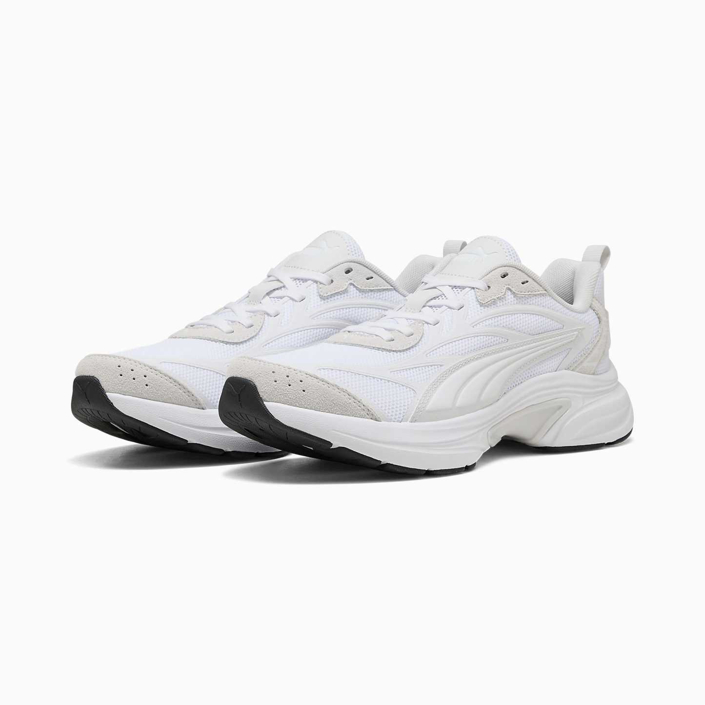SOFTRIDE Escalate UNISEX Ayakkabı - PUMA White-Feather Gray-PUMA Black - 313168_02 - Görsel 2