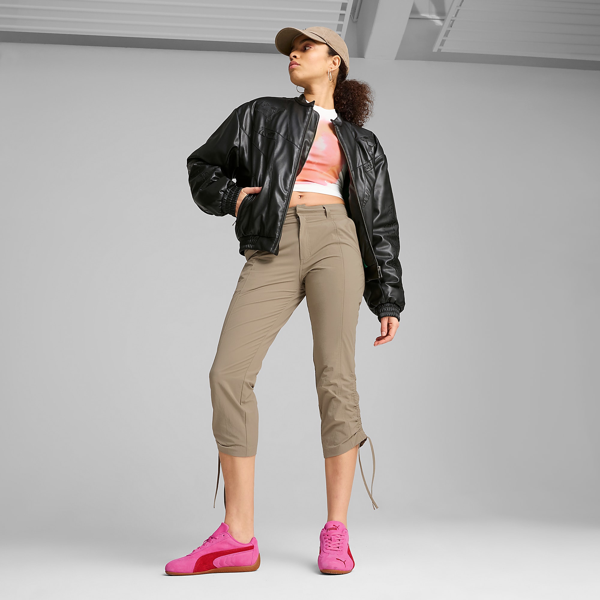 Speedcat OG UNISEX Ayakkabı - Pink Pixel-Glowing Red - 398846_56 - Görsel 4