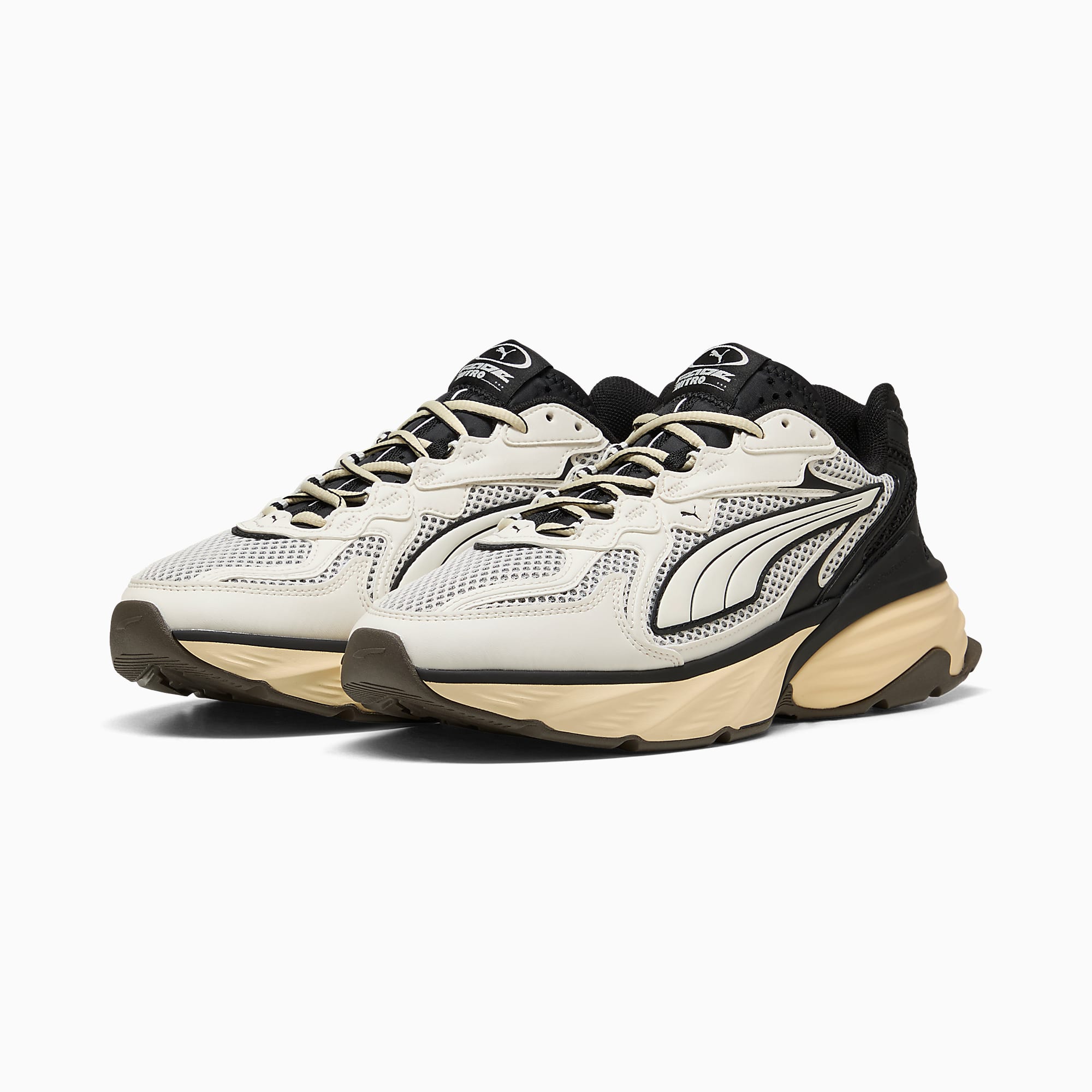 PUMA Fade UNISEX Ayakkabı - Warm White-PUMA Black - 406203_25 - Görsel 2