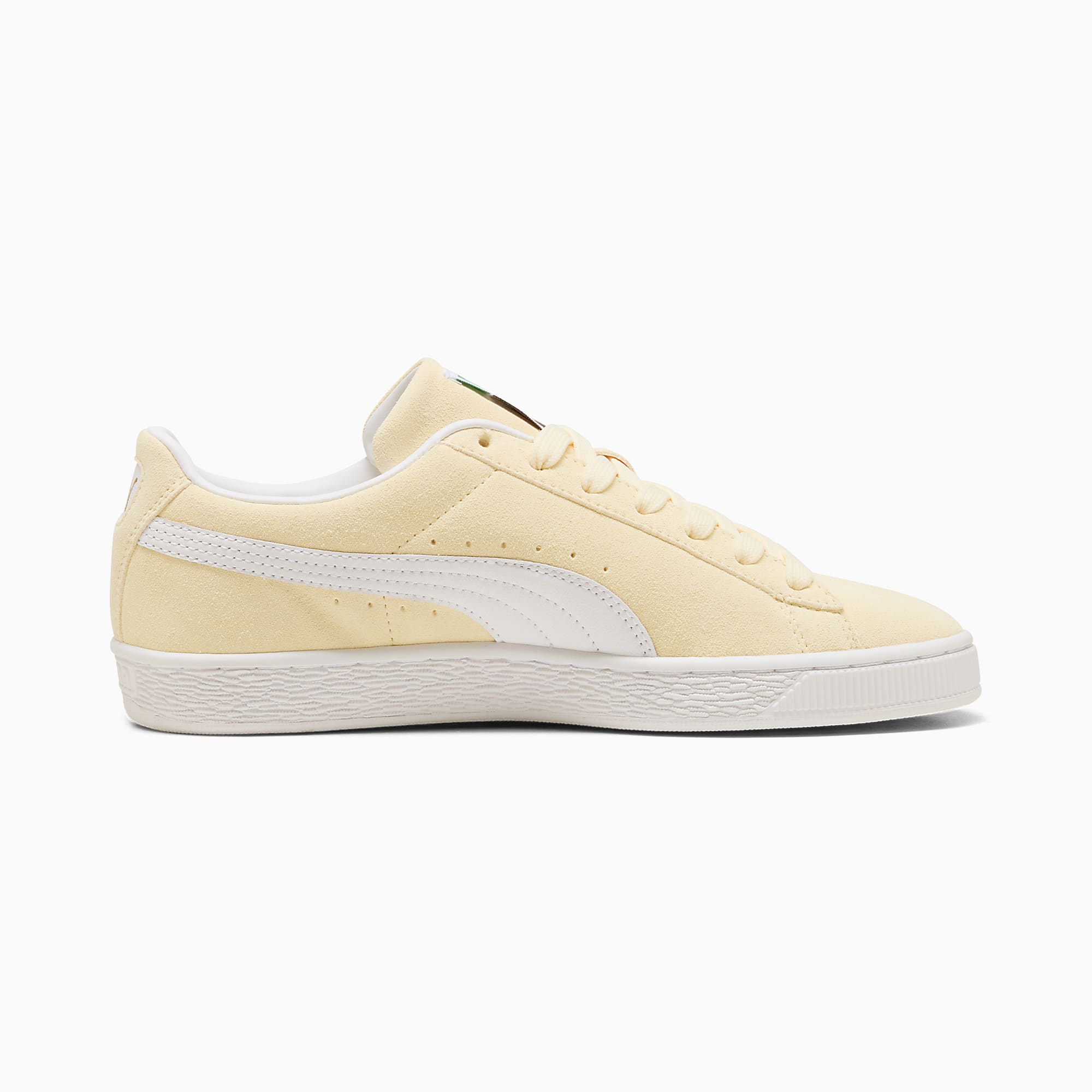 Suede CLASSIC UNISEX Ayakkabı - Buttercream-PUMA White - 399781_42 - Görsel 8