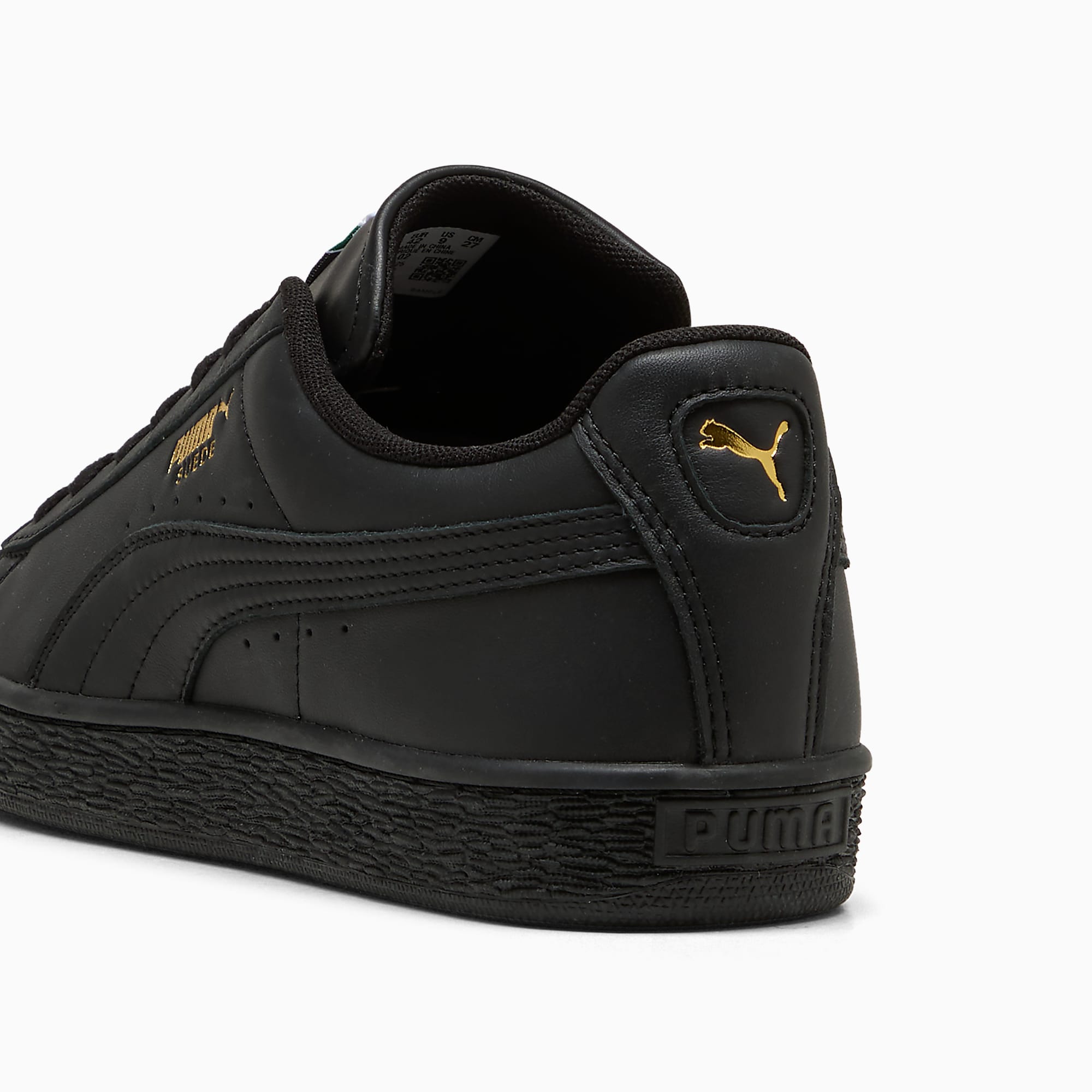 Suede UNISEX Ayakkabı - PUMA Black-Archive Green - 408467_02 - Görsel 5