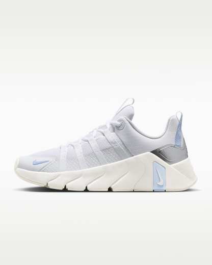 Nike Free Metcon 7 Kadın Antrenman Ayakkabısı - Beyaz/Hydrogen Blue/Metallic Silver/Beyaz