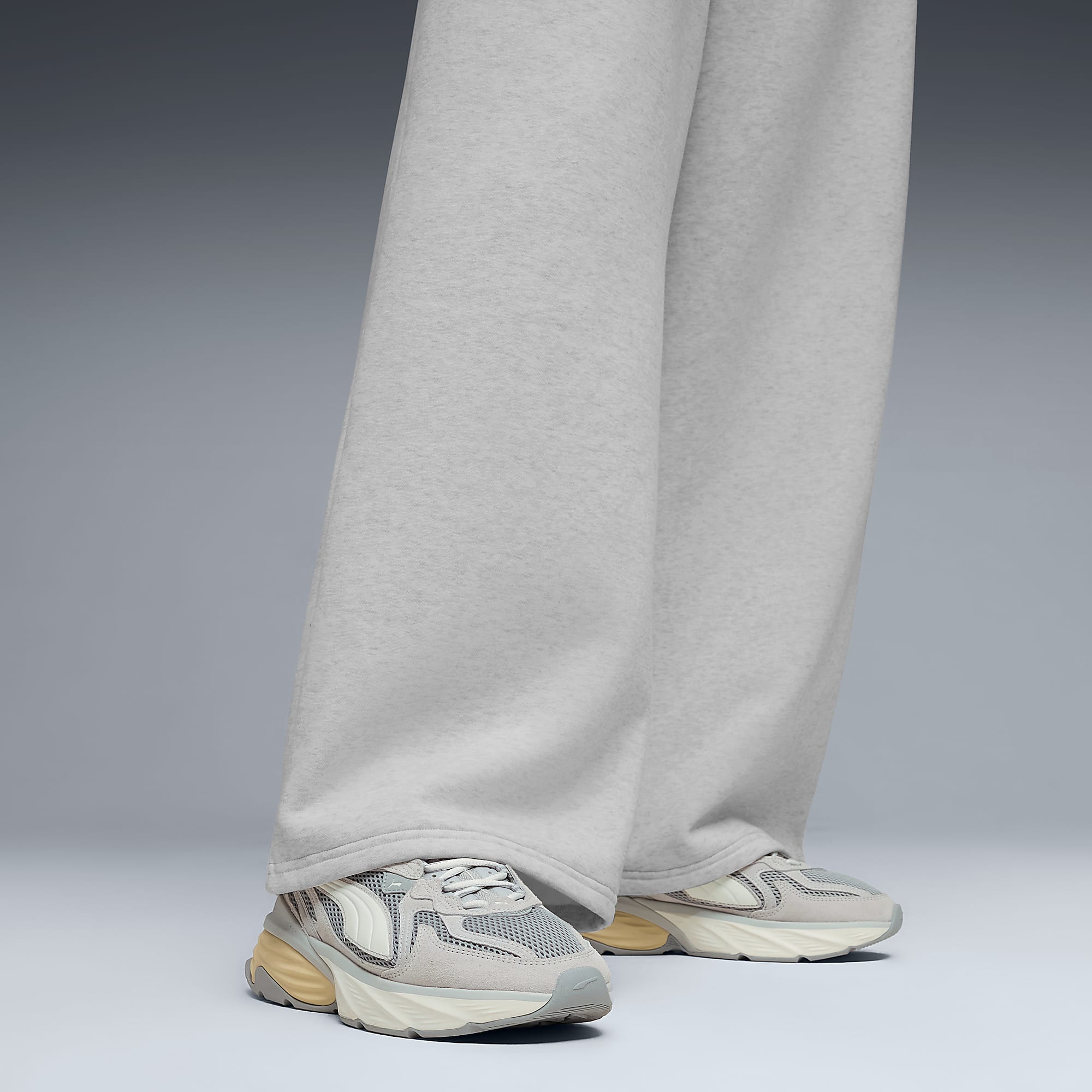 PUMA Fade UNISEX Ayakkabı - Cool Light Gray-Warm White - 406202_05 - Görsel 2