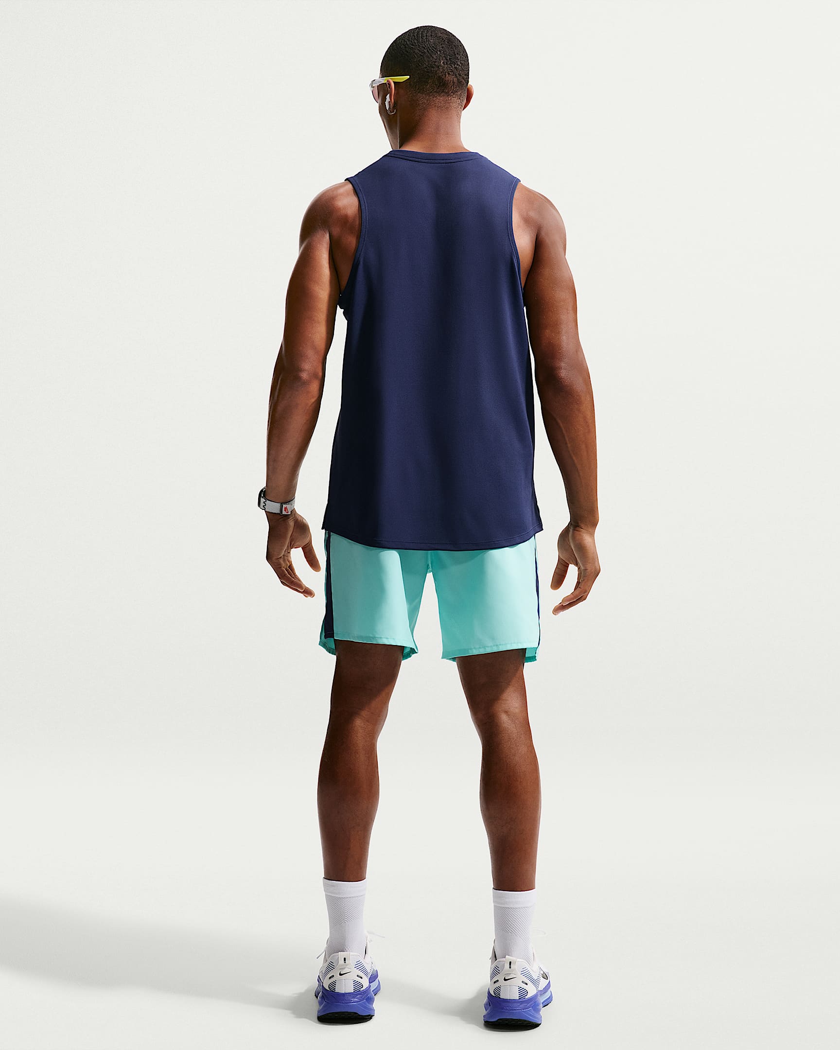Nike Miler Dri-FIT Erkek Koşu Atleti - Midnight Navy