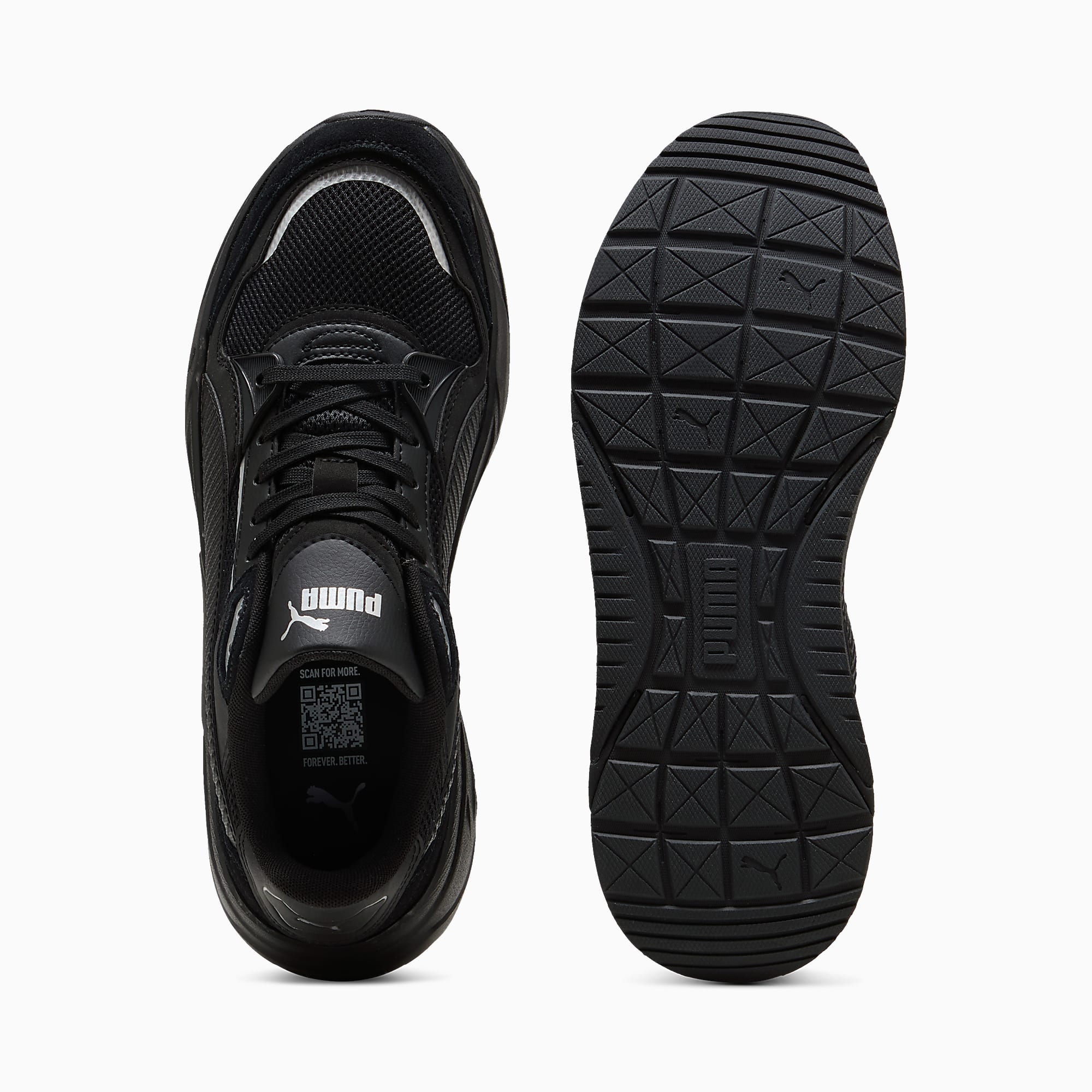 TRINITY 2 UNISEX Spor Ayakkabı - Puma Black-Puma Silver - 400230_02 - Görsel 4