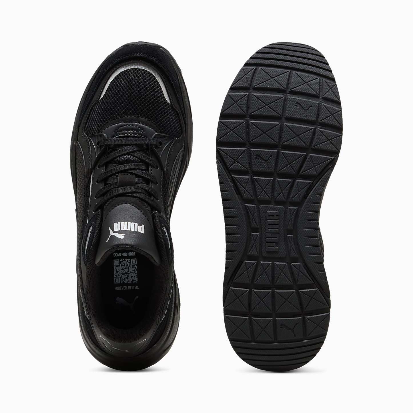 TRINITY 2 UNISEX Spor Ayakkabı - Puma Black-Puma Silver - 400230_02 - Görsel 4